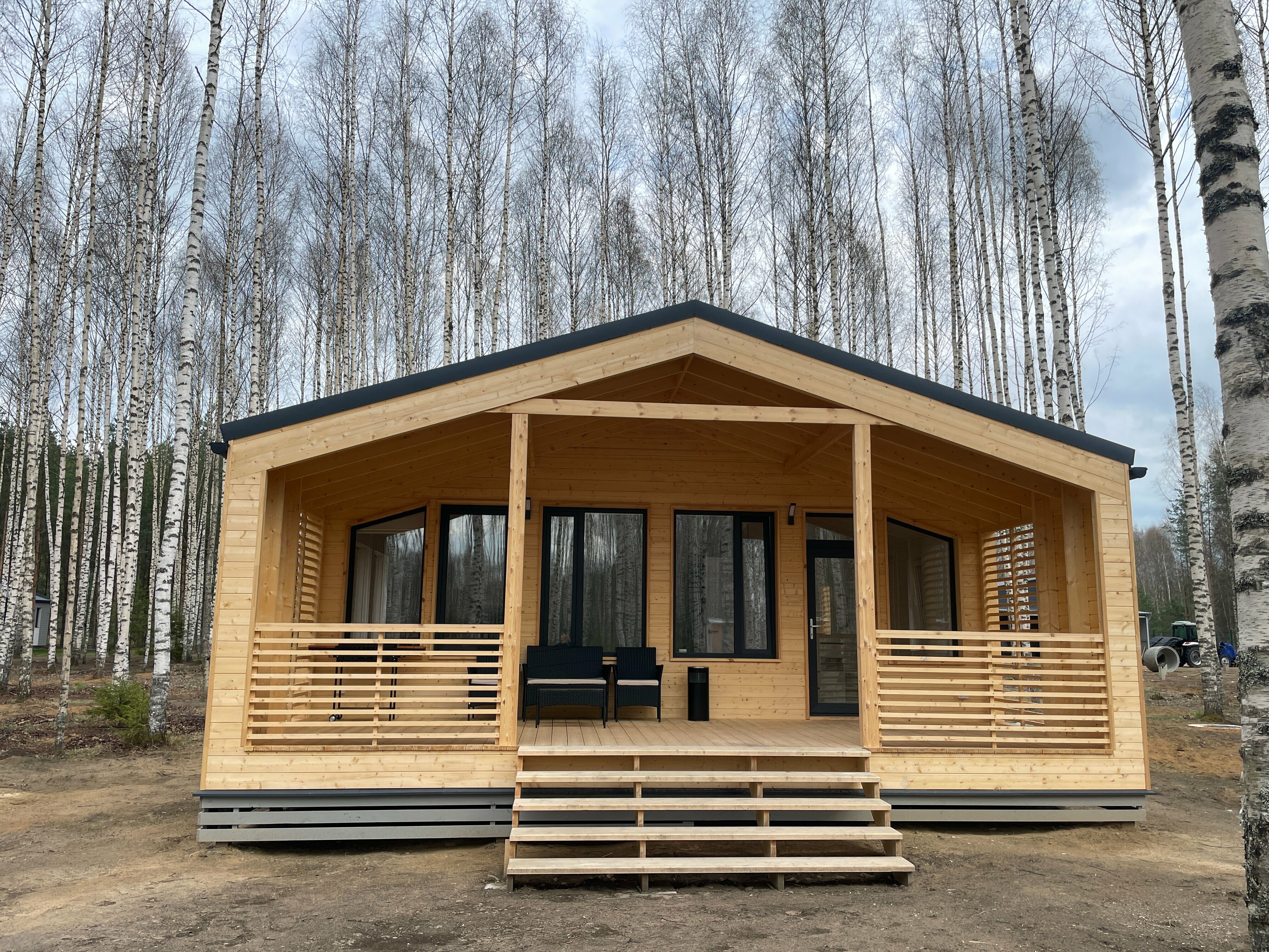 Коттедж с видом на лес