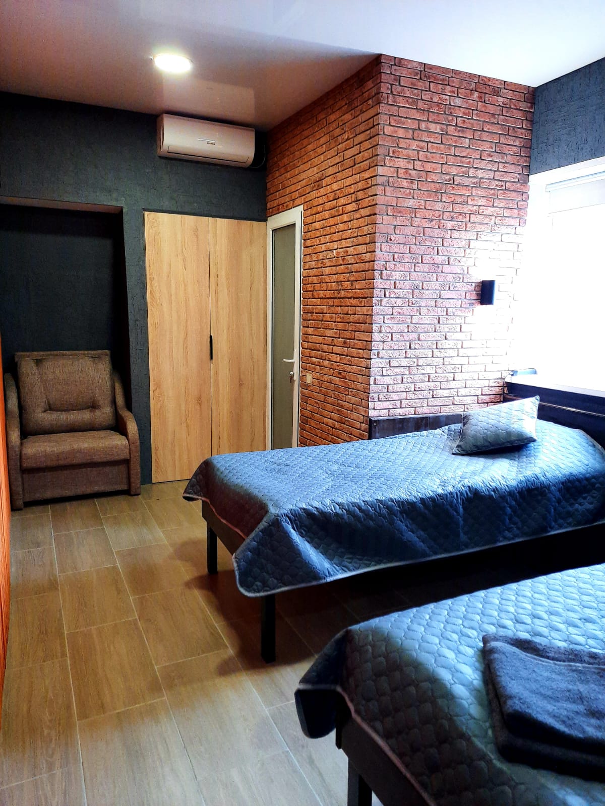 Двухместный номер с 2 отдельными кроватями и балконом