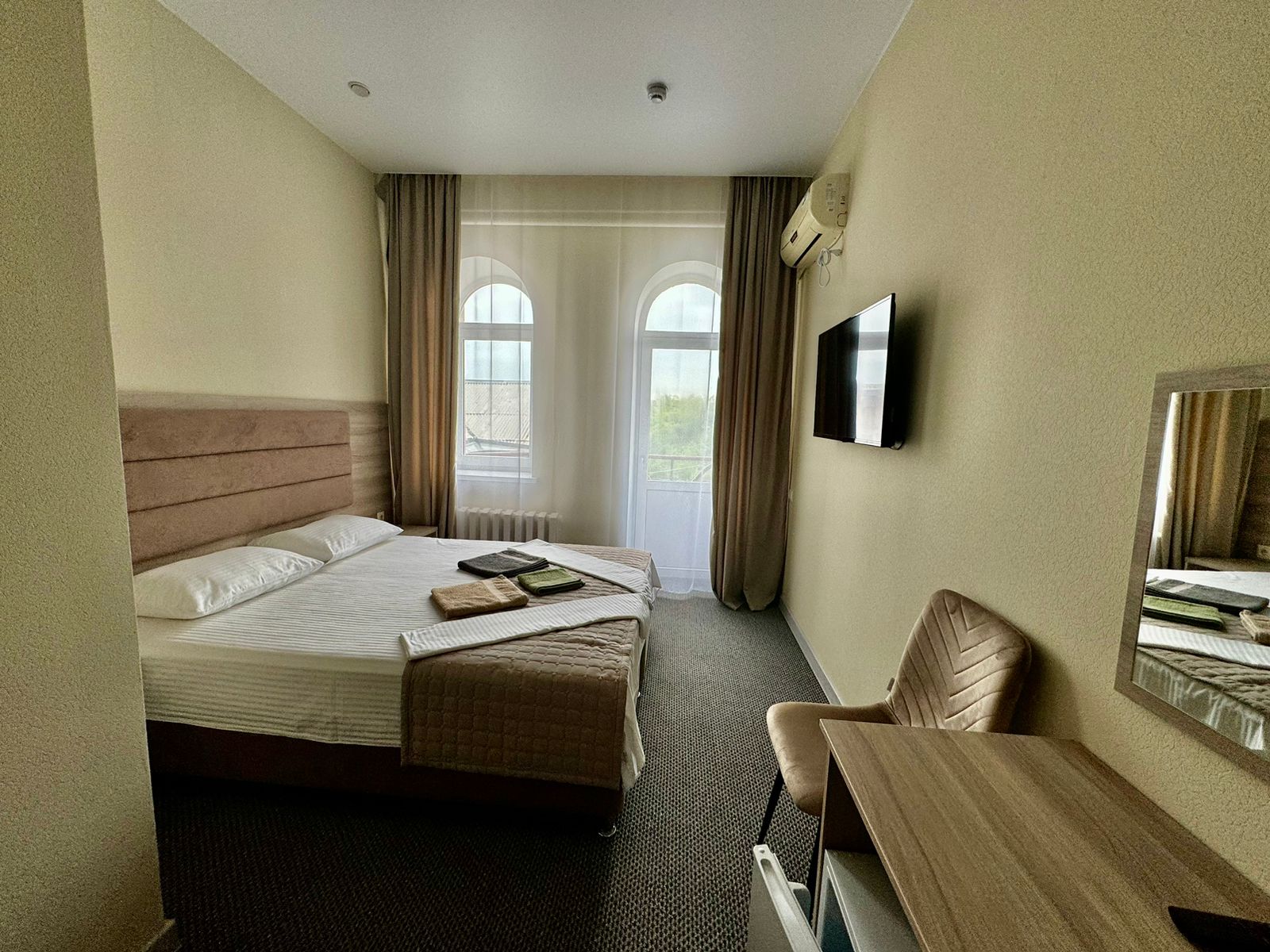 Двухместный номер с 1 кроватью и балконом