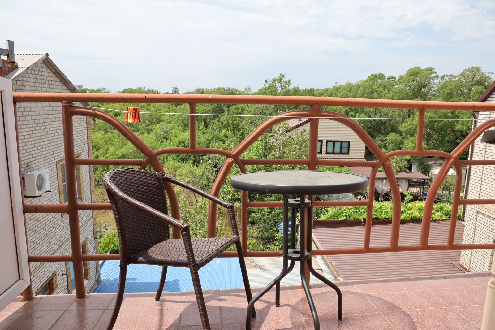 Двухместный номер с 1 кроватью и видом на горы