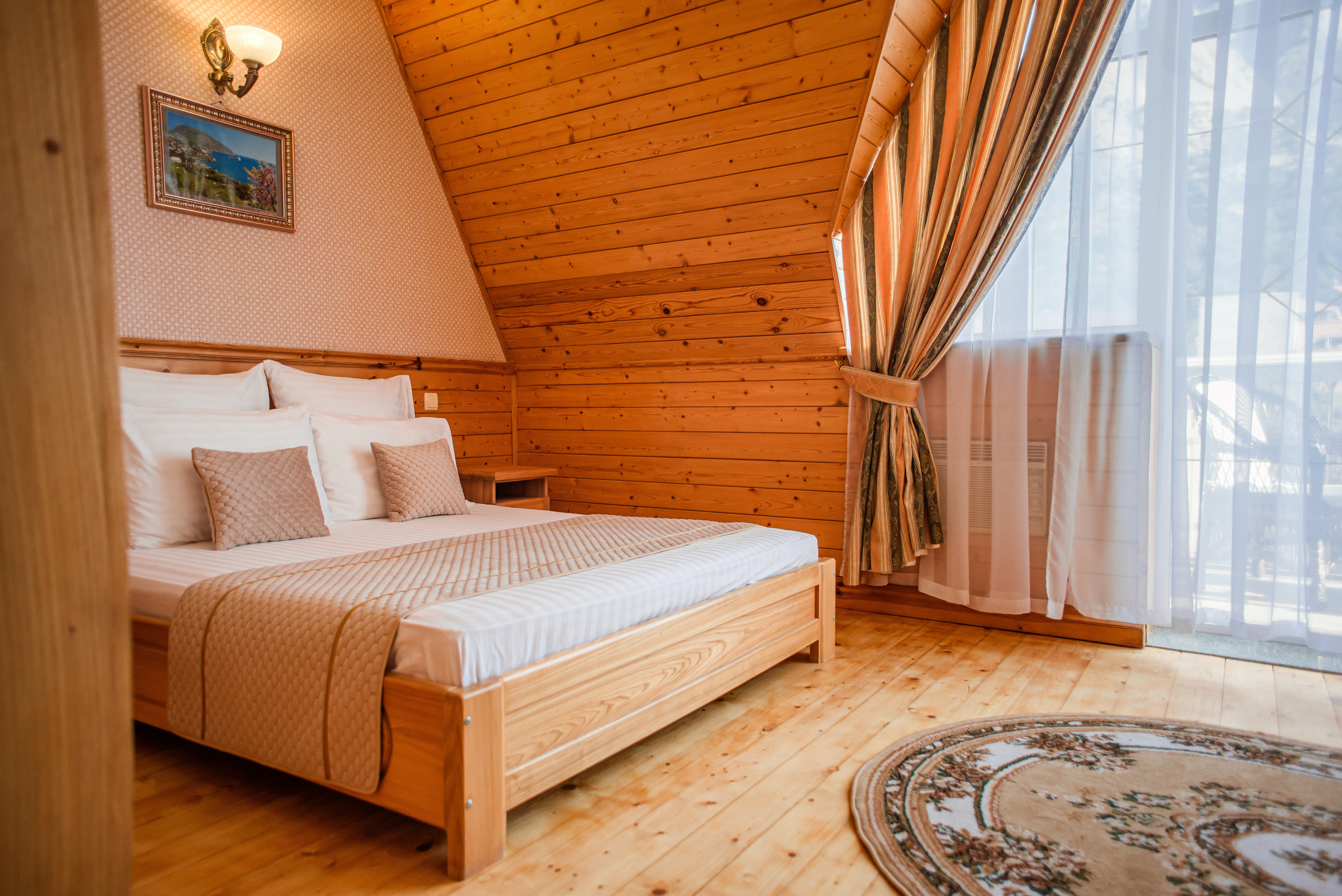 Двухместный номер с 1 кроватью и балконом, вид на море