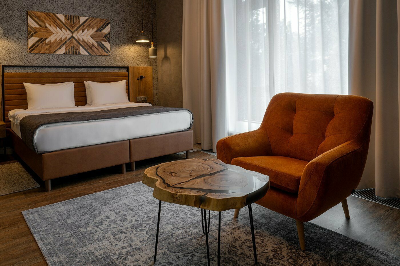 Стандартный двухместный номер с 1 кроватью или 2 отдельными кроватями