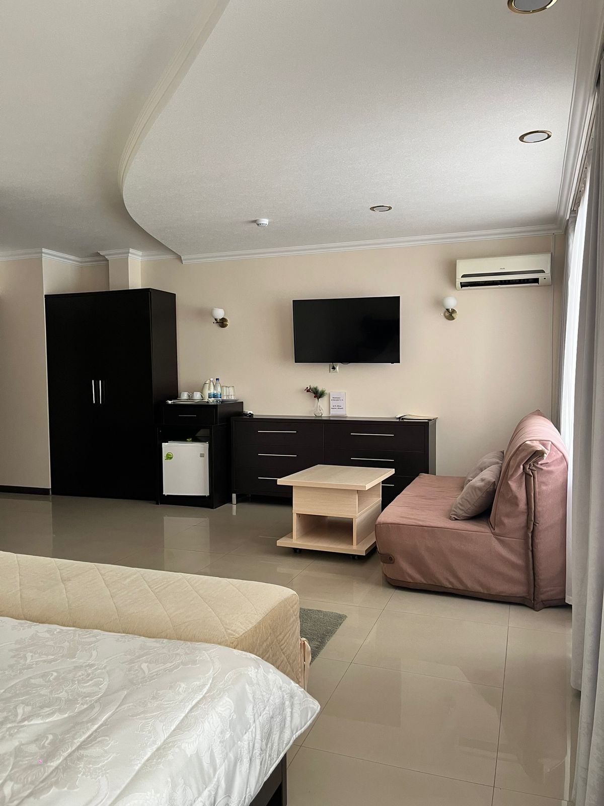 Двухместный номер Делюкс с 1 кроватью и балконом