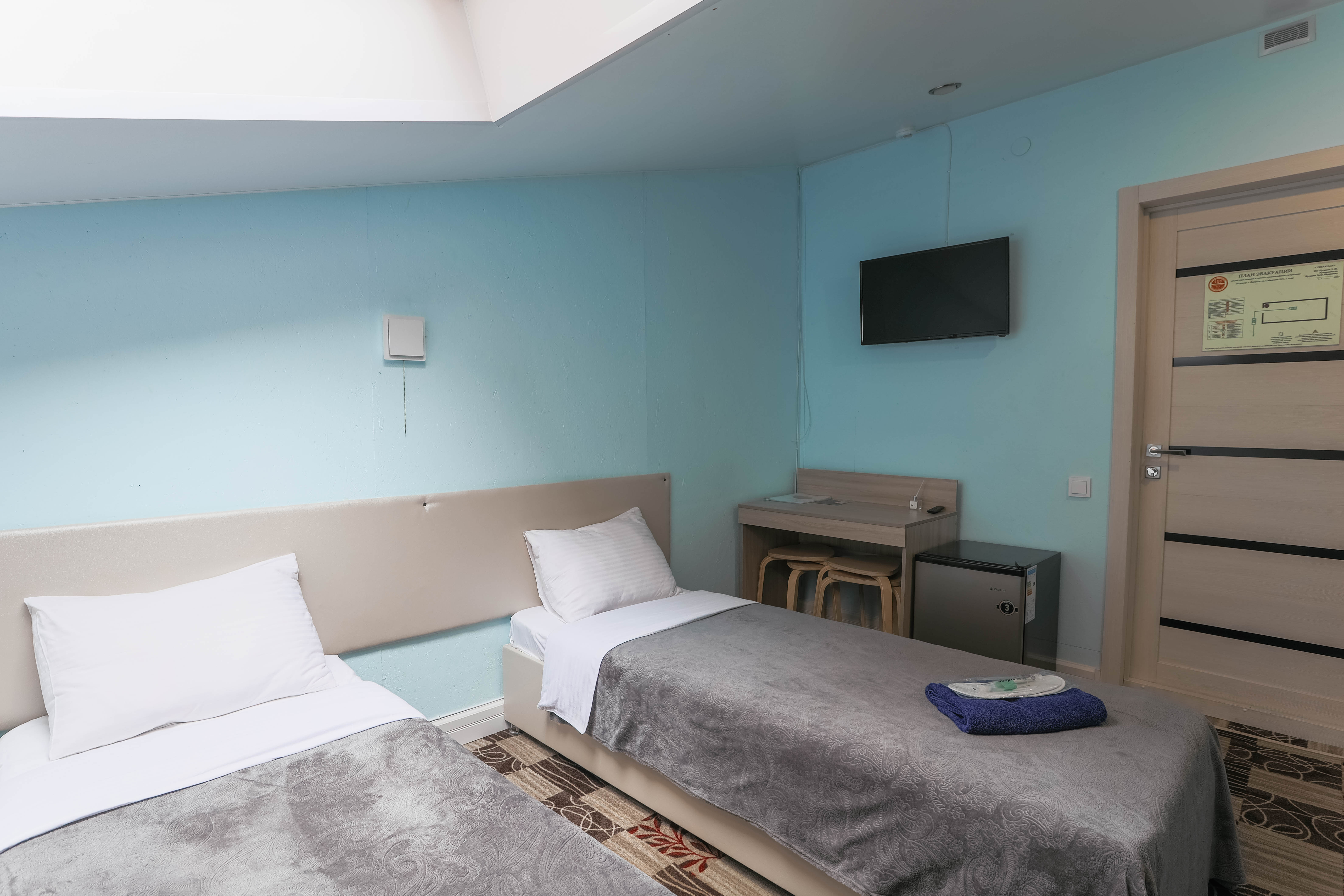 Бюджетный трехместный номер