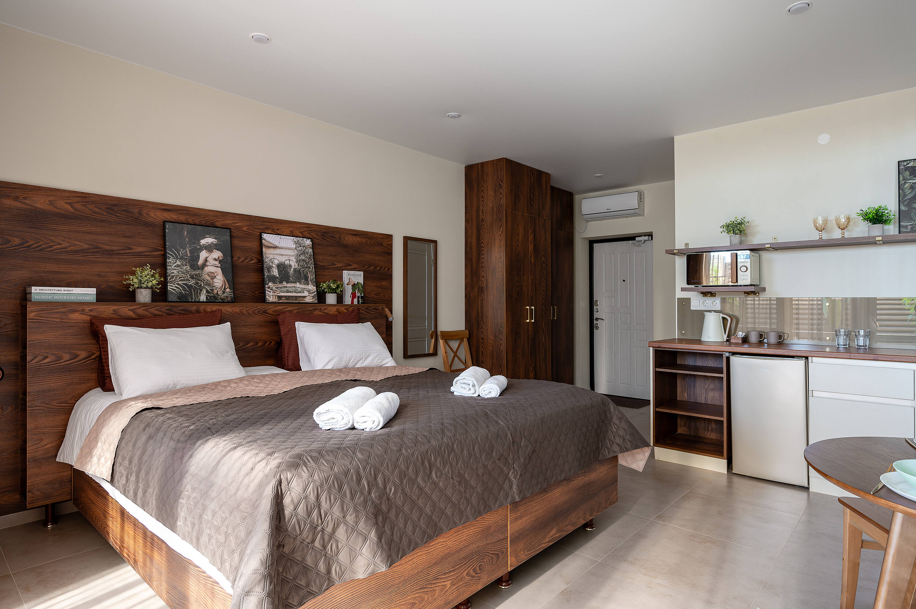 Двухместный номер с 1 кроватью и террасой