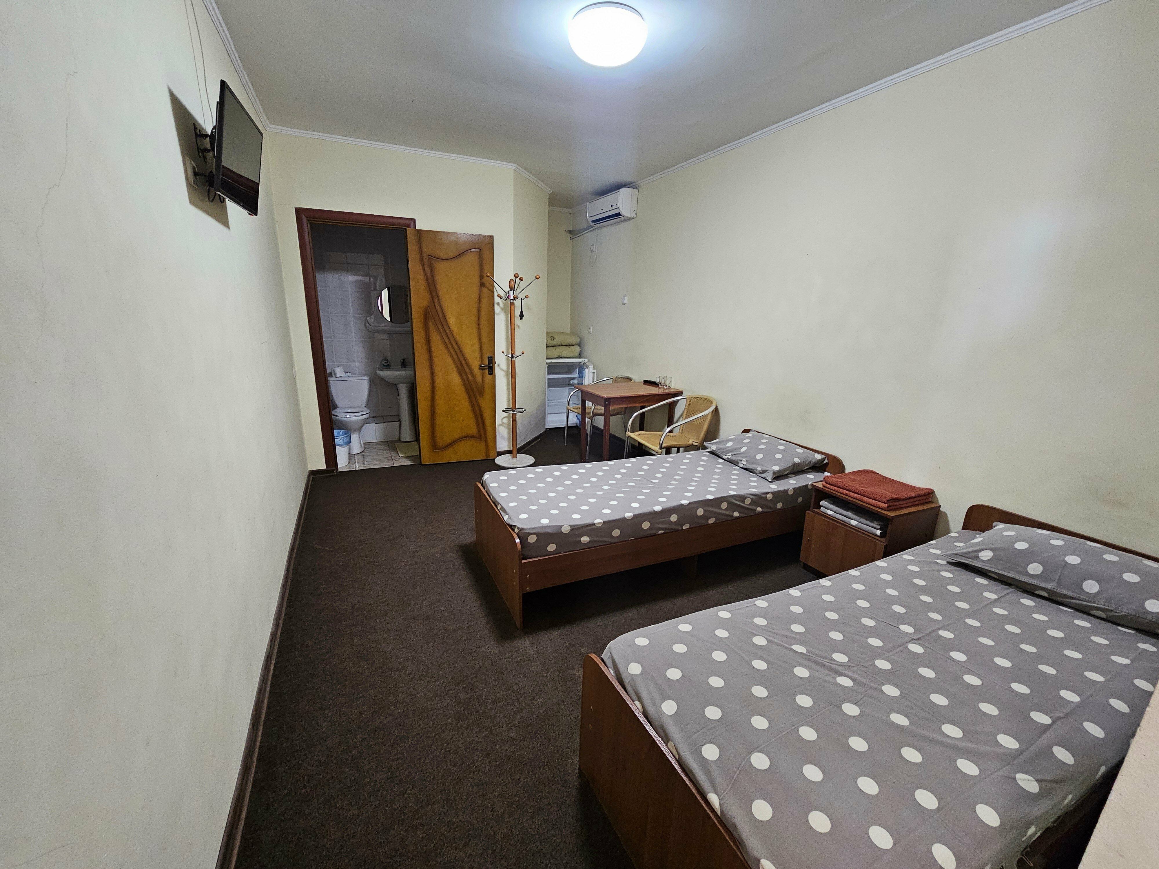 Небольшой двухместный номер с 1 кроватью или 2 отдельными кроватями