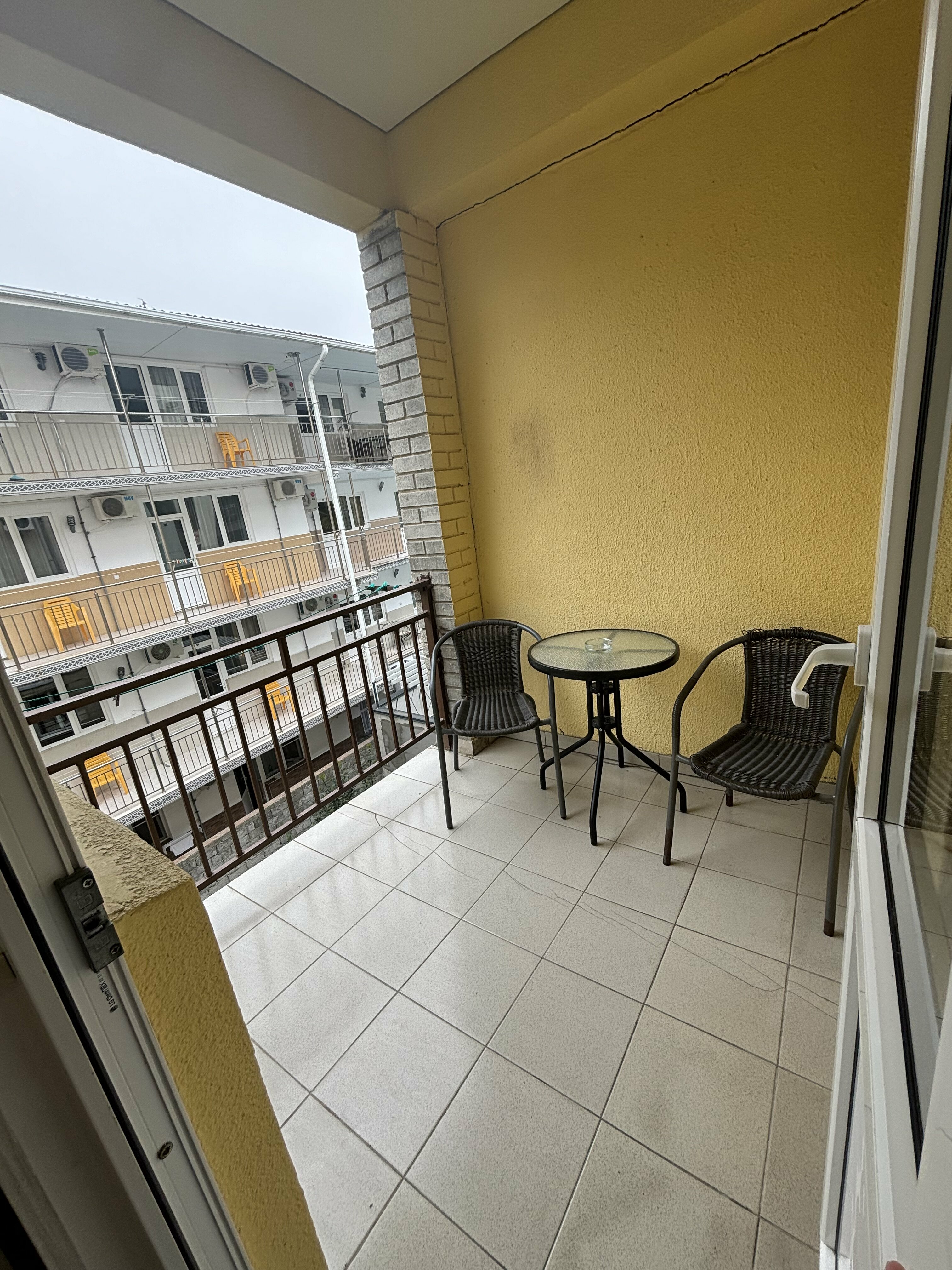 Двухместный номер с 1 кроватью и балконом