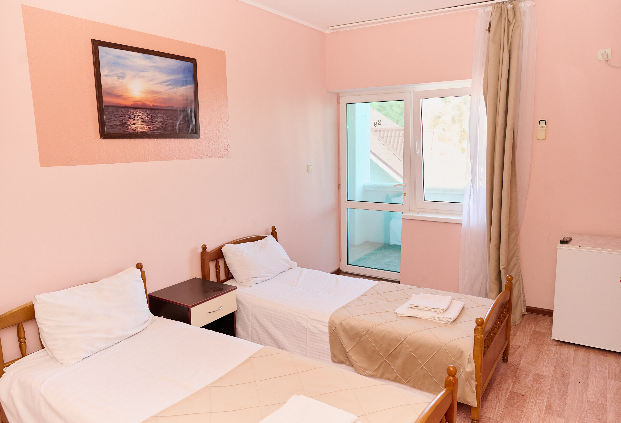 Двухместный стандарт, 1+1, вид во двор