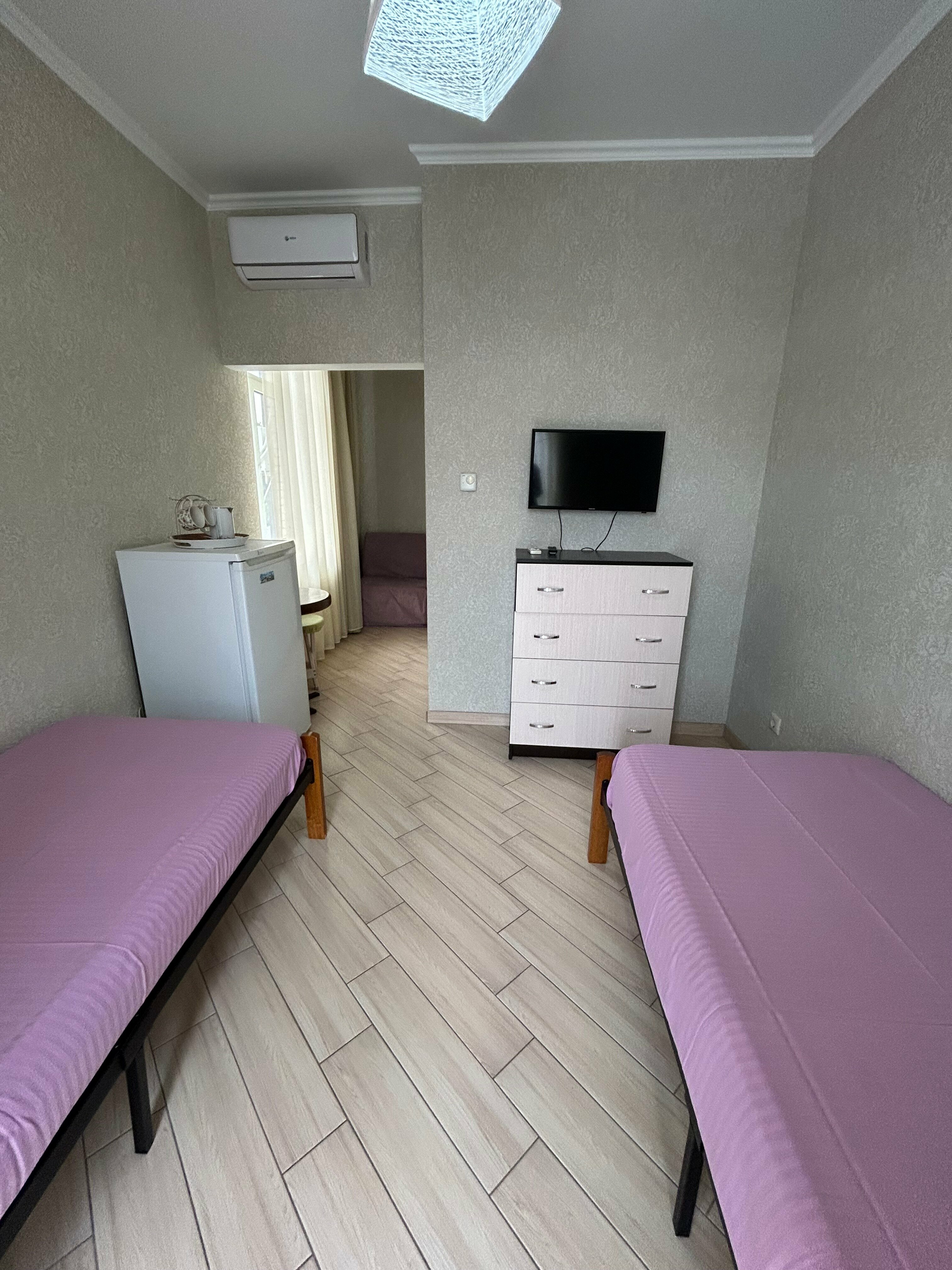 Двухместный номер с 2 отдельными кроватями и балконом