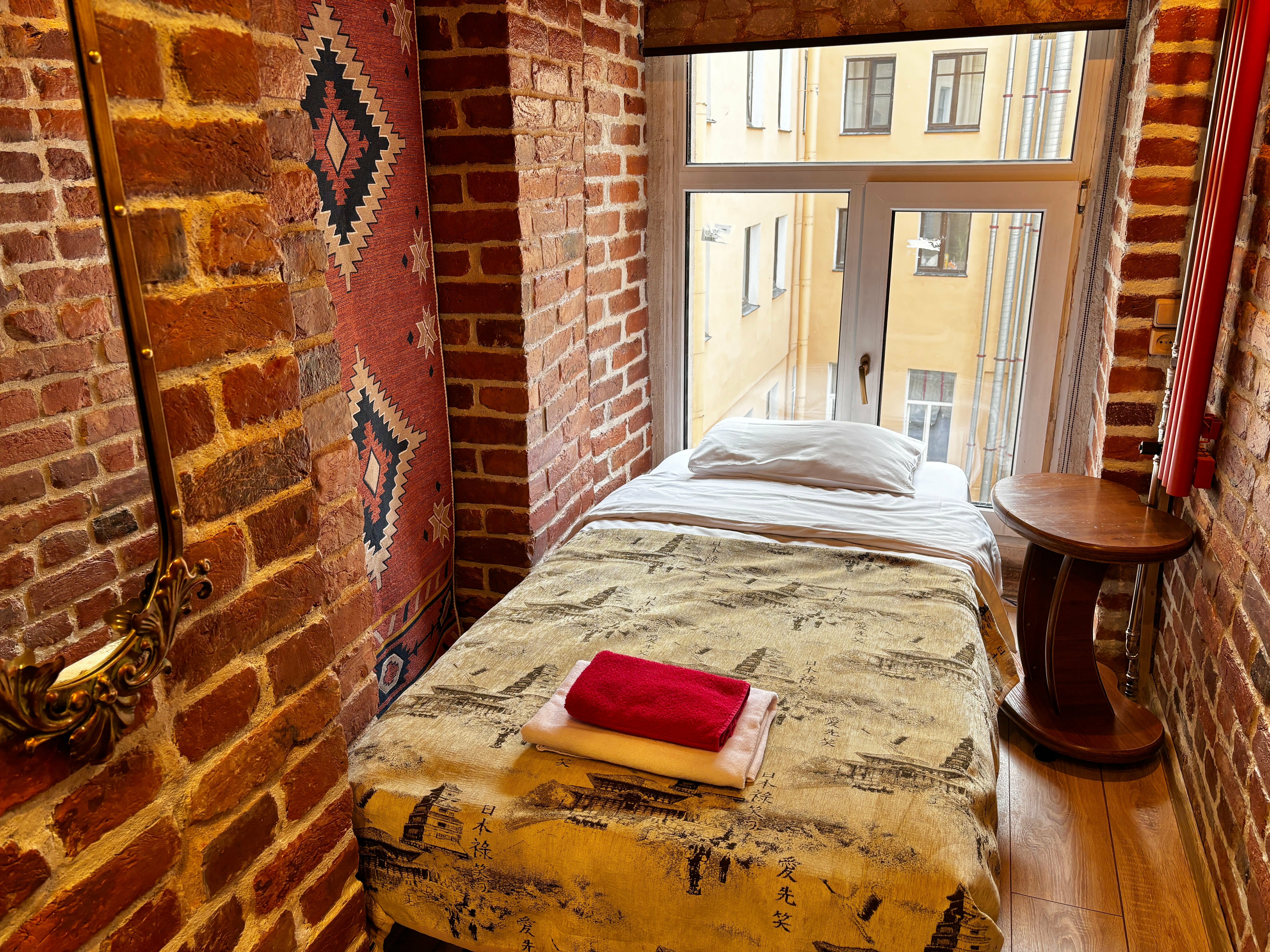 Одноместный номер с кухней (душ за пределами номера)