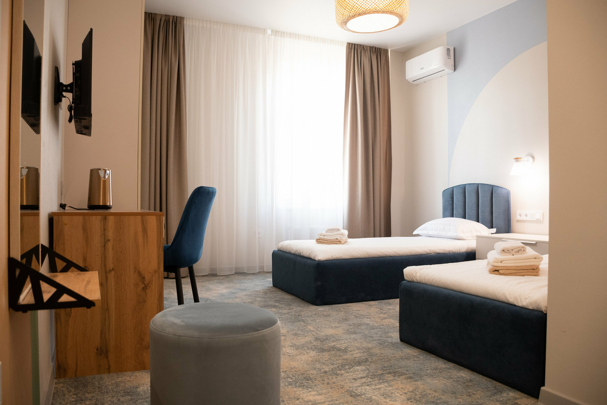 Бюджетный двухместный номер с 2 отдельными кроватями