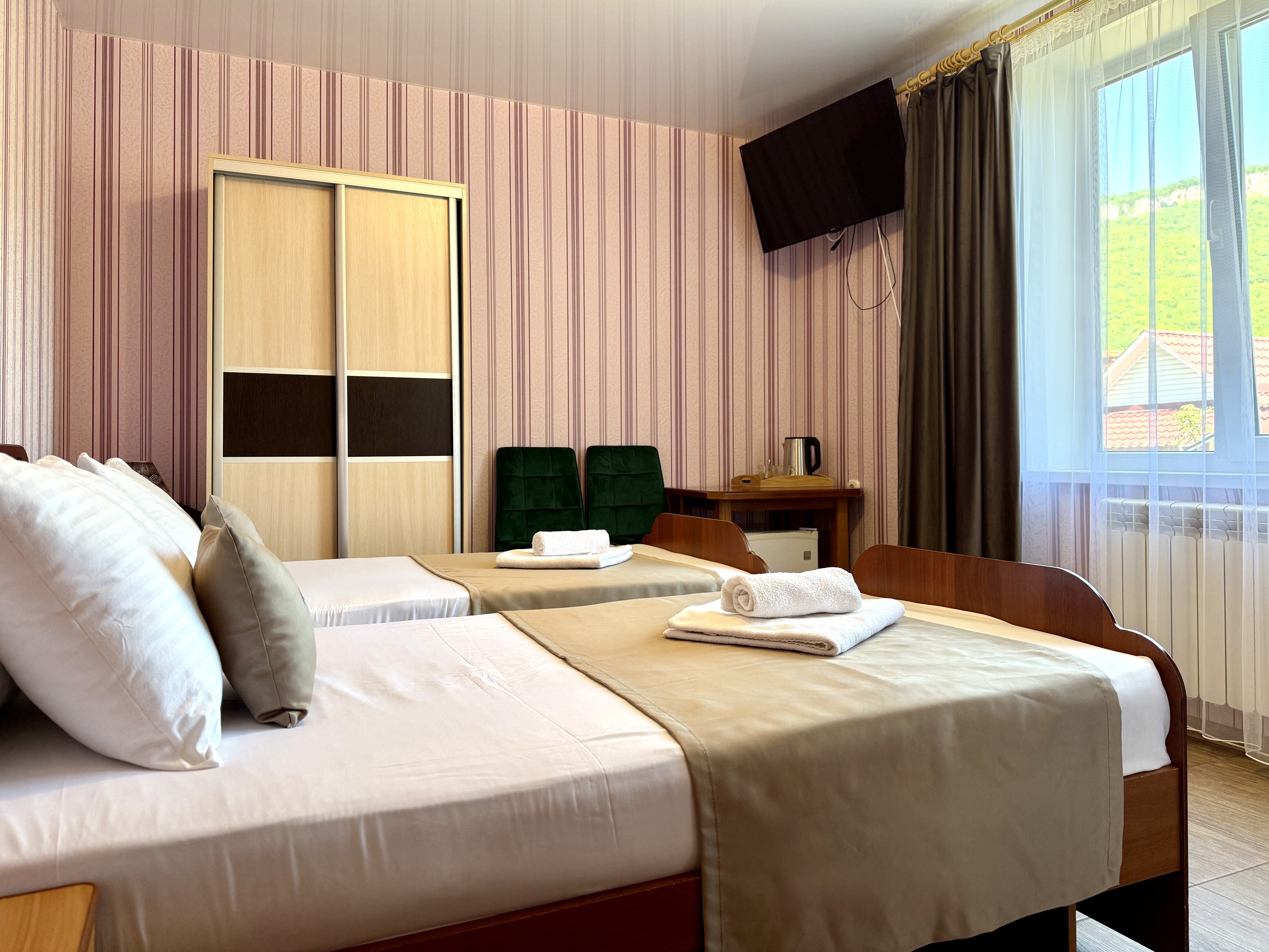 Двухместная комната с раздельными кроватями