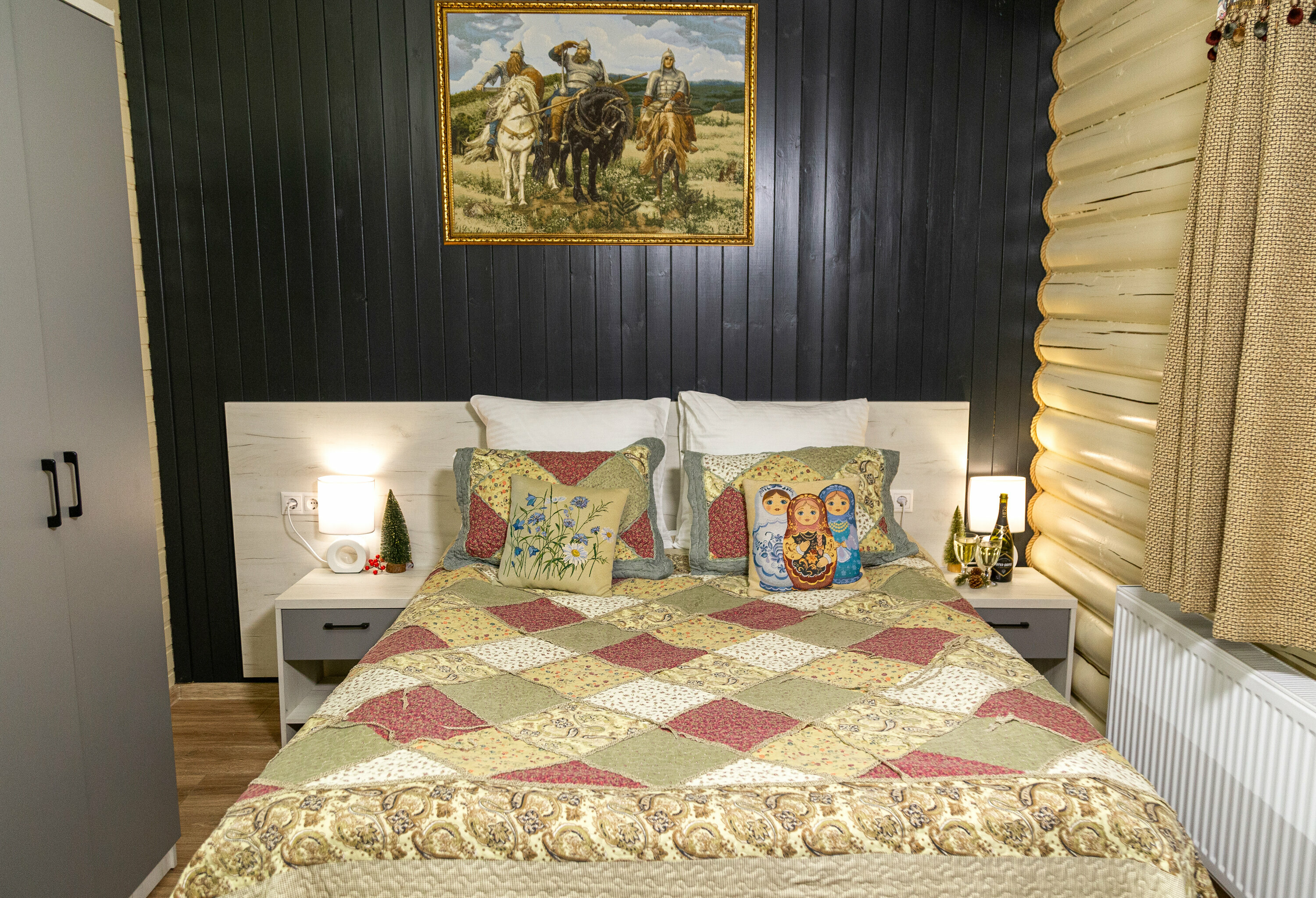 Люкс в русском кантри стиле с собственной террасой.