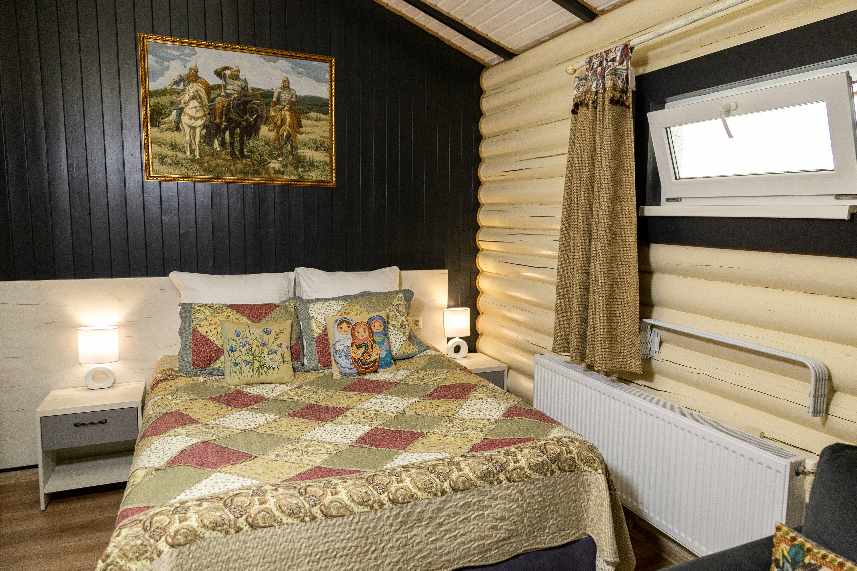 Люкс в русском кантри стиле с собственной террасой.