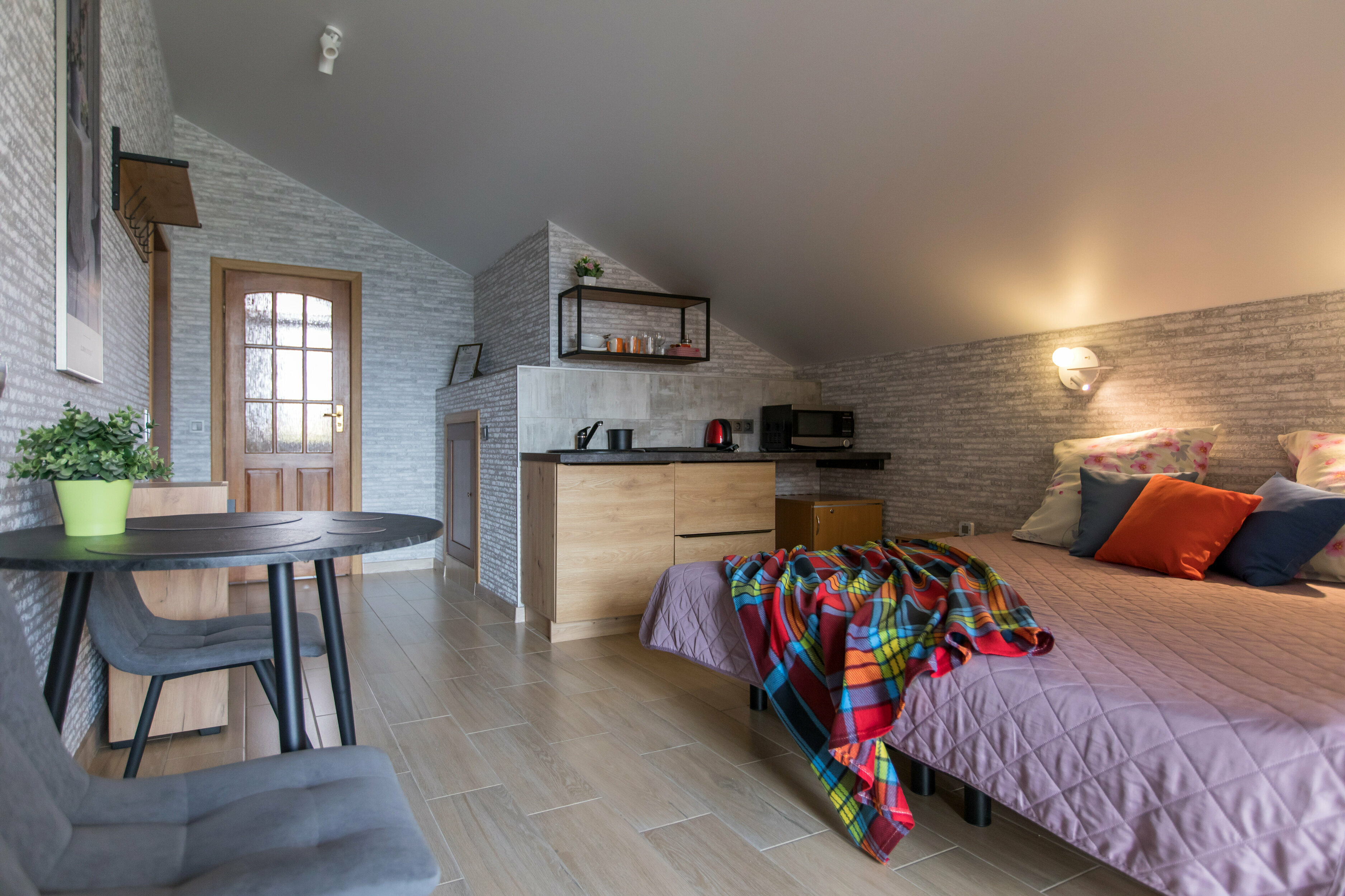 Двухместный номер с 1 кроватью и балконом