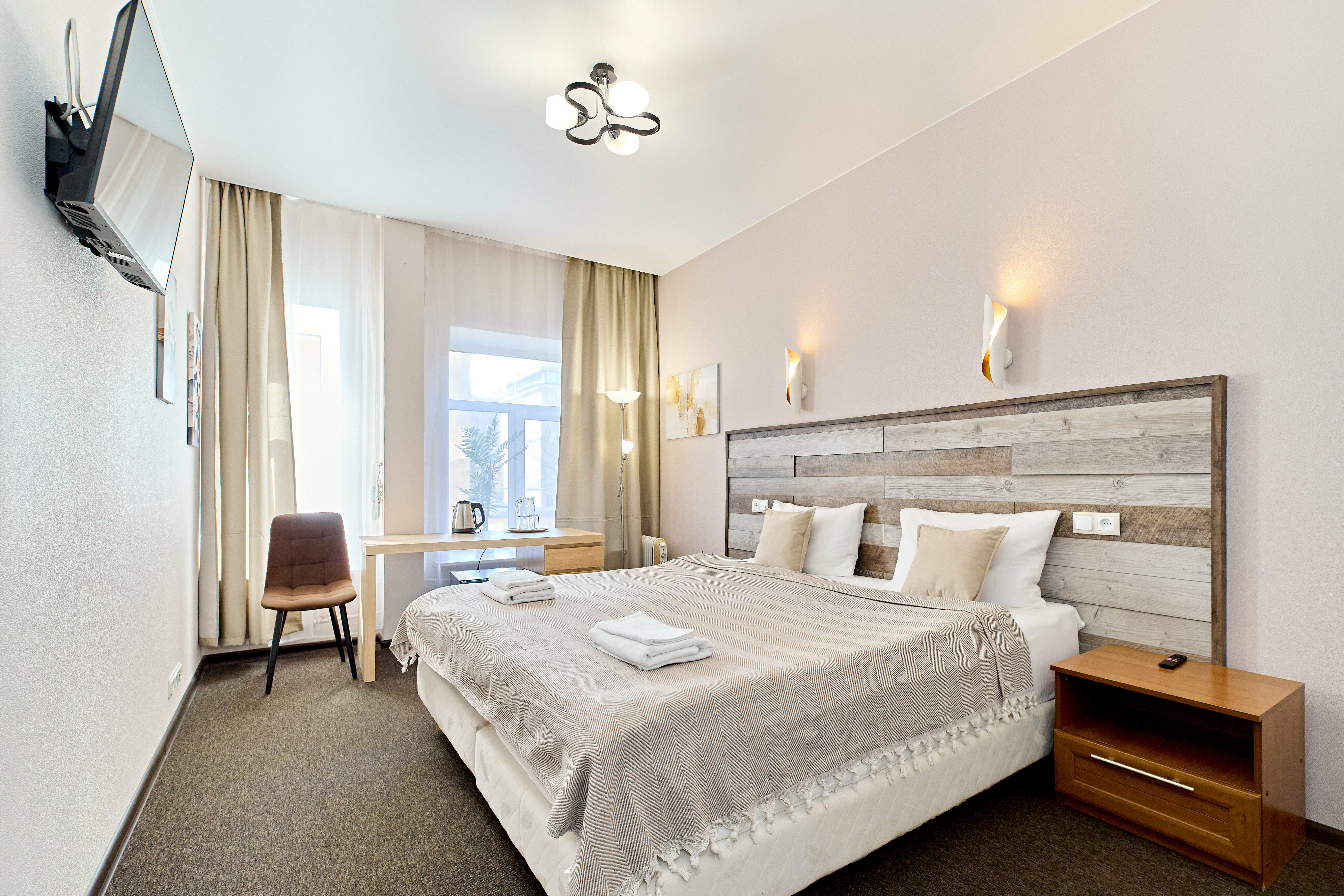 Улучшенный номер с кроватью размера «king-size» или 2 отдельными кроватями