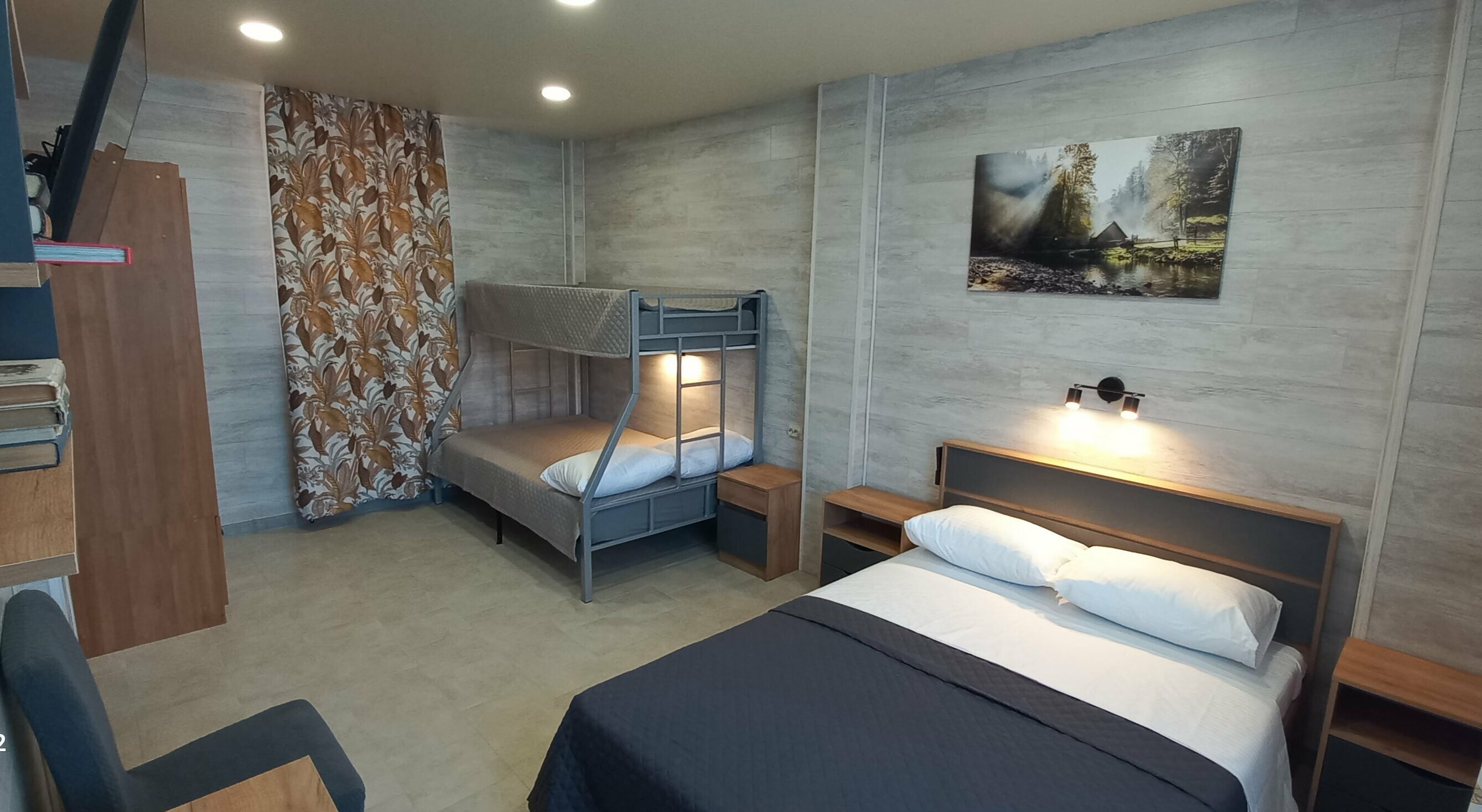 Квартира с кухней и санузлом