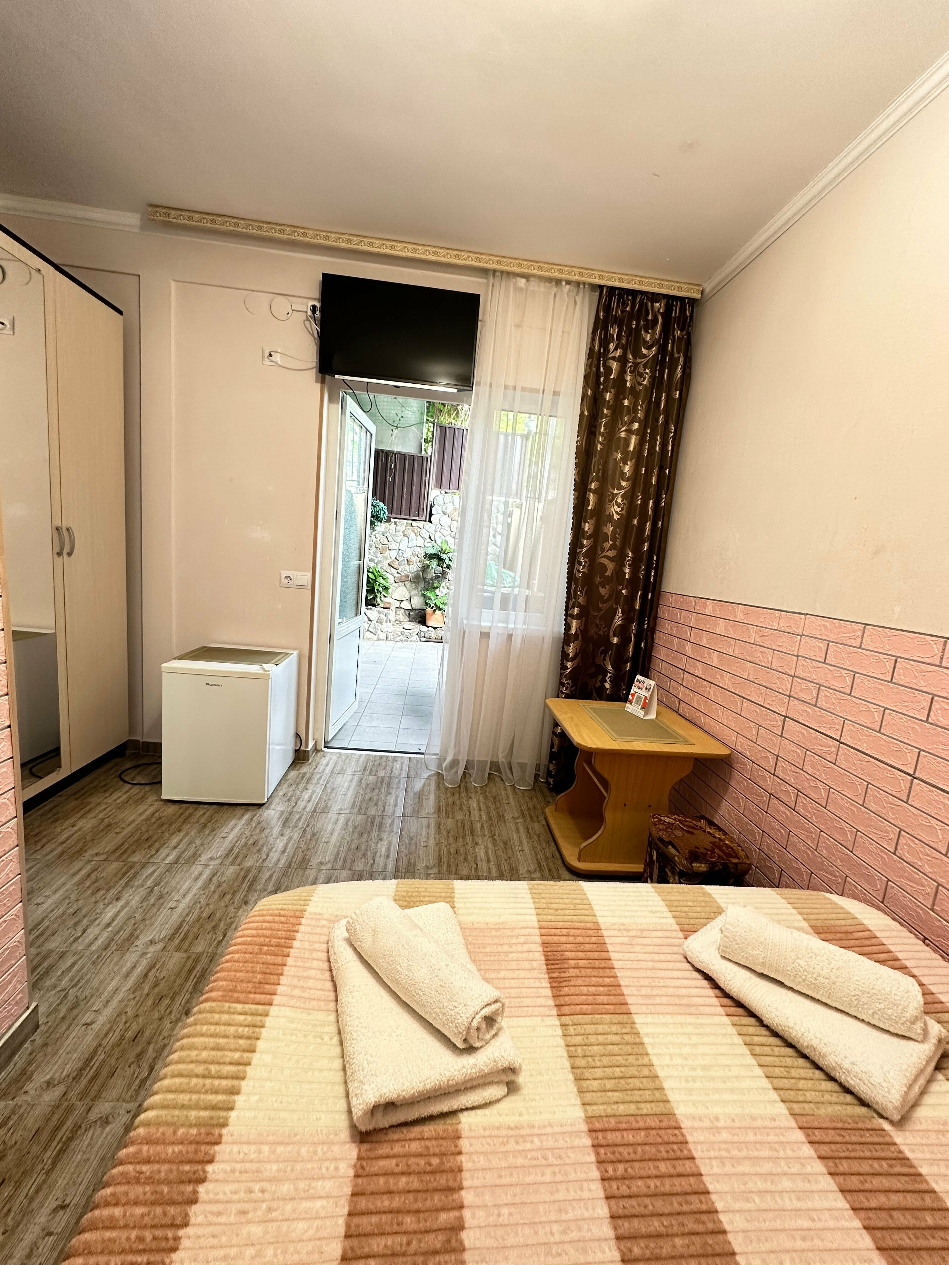 Двухместный номер с 1 кроватью и видом на сад