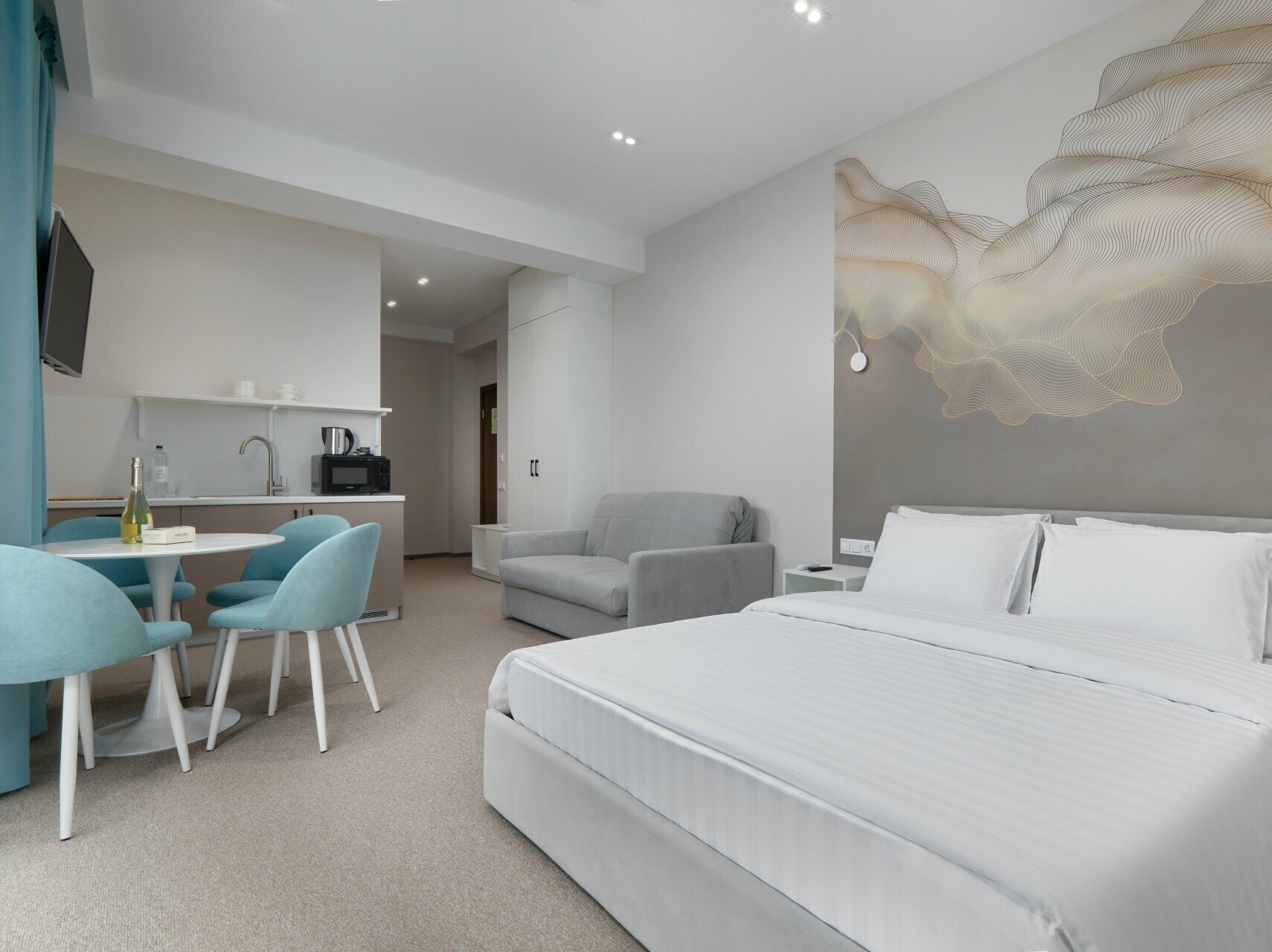 Studio plus 2-местный 1-комнатный