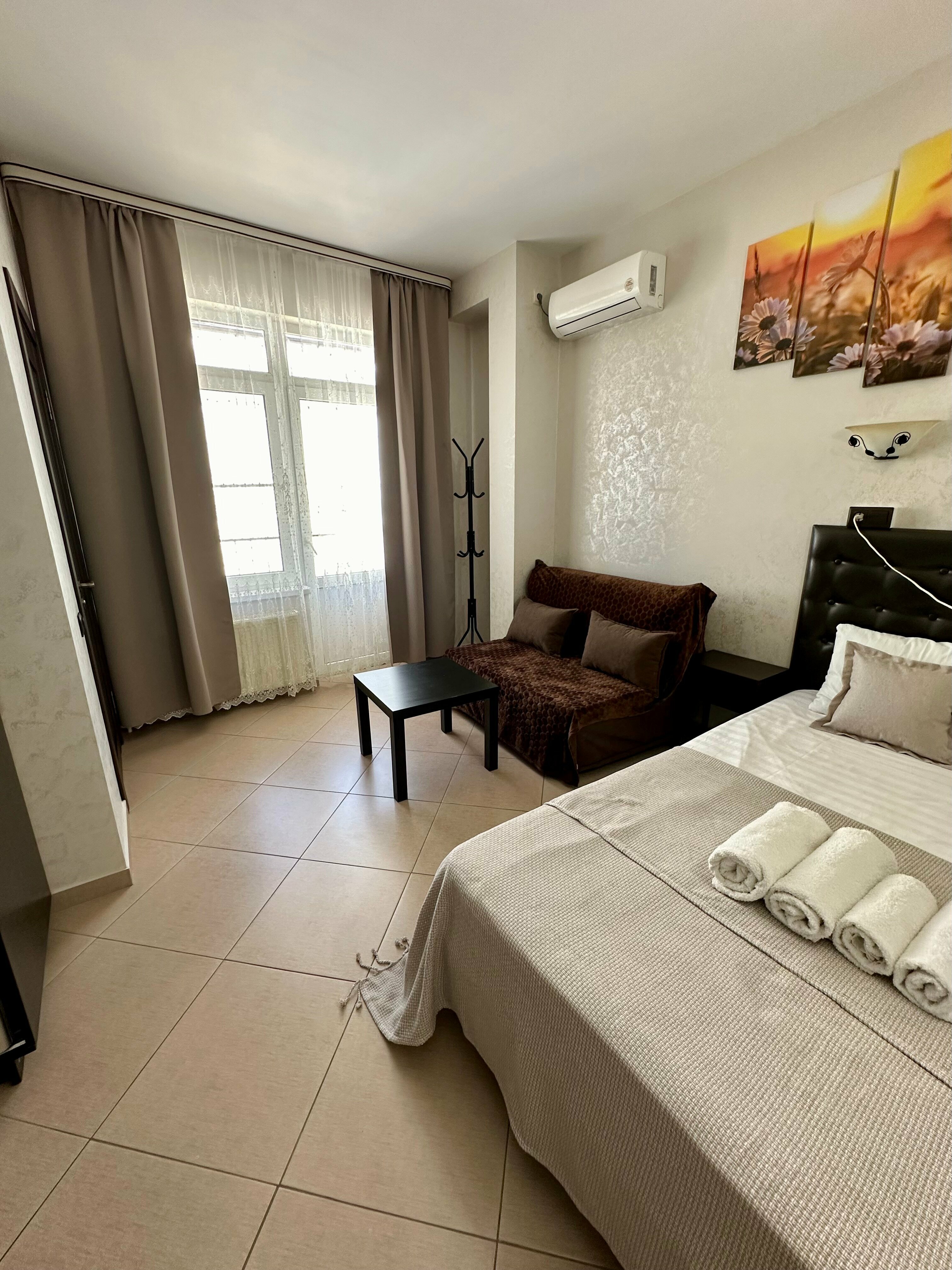 Двухместный номер Делюкс с 1 кроватью и балконом