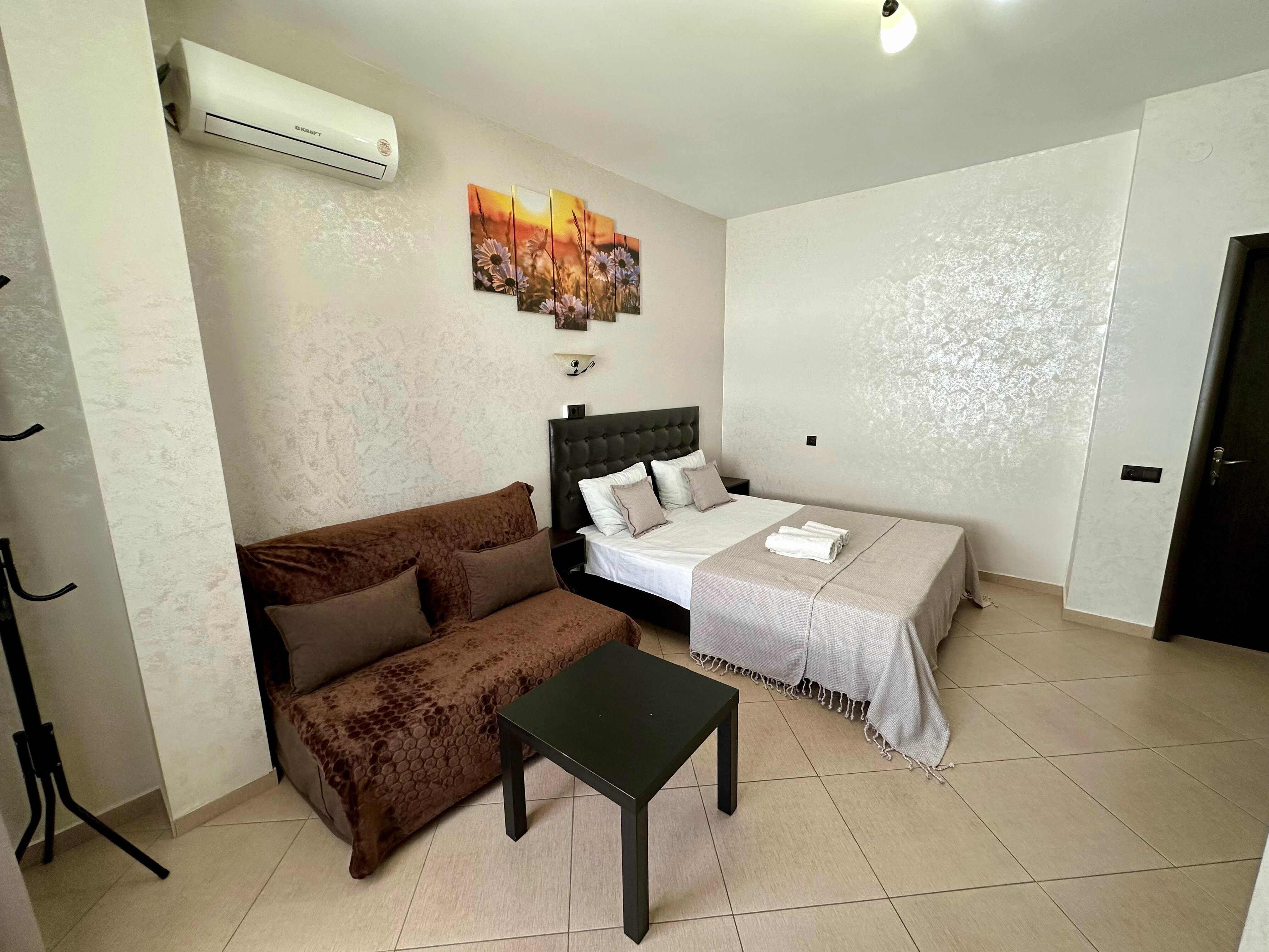 Двухместный номер Делюкс с 1 кроватью и балконом