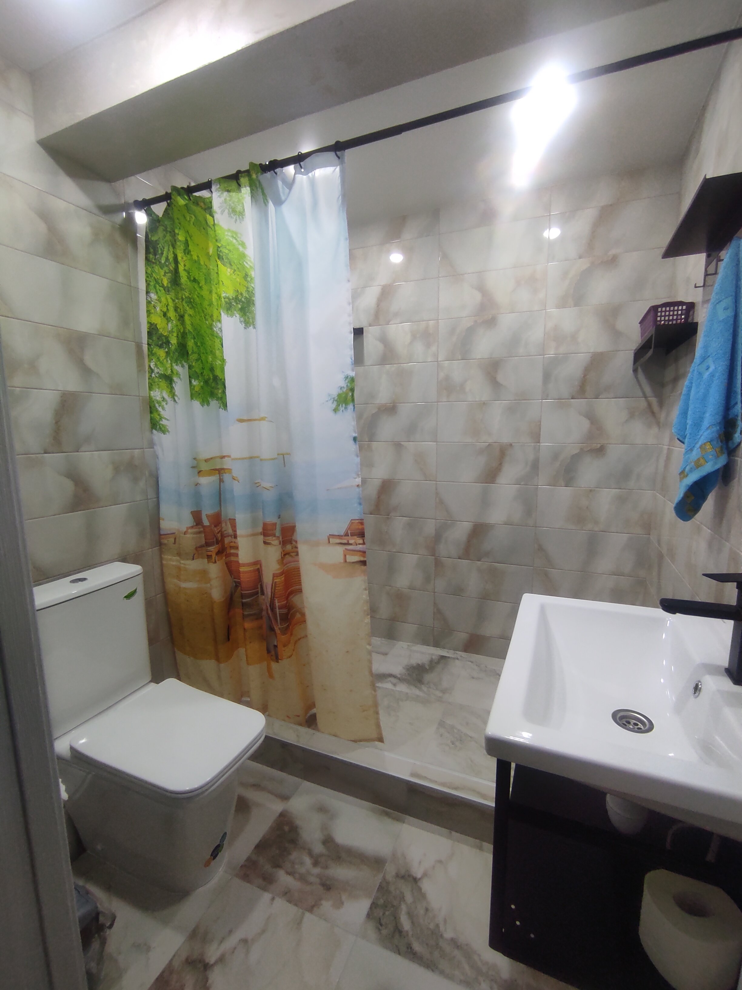 Апартаменты -студия для четверых