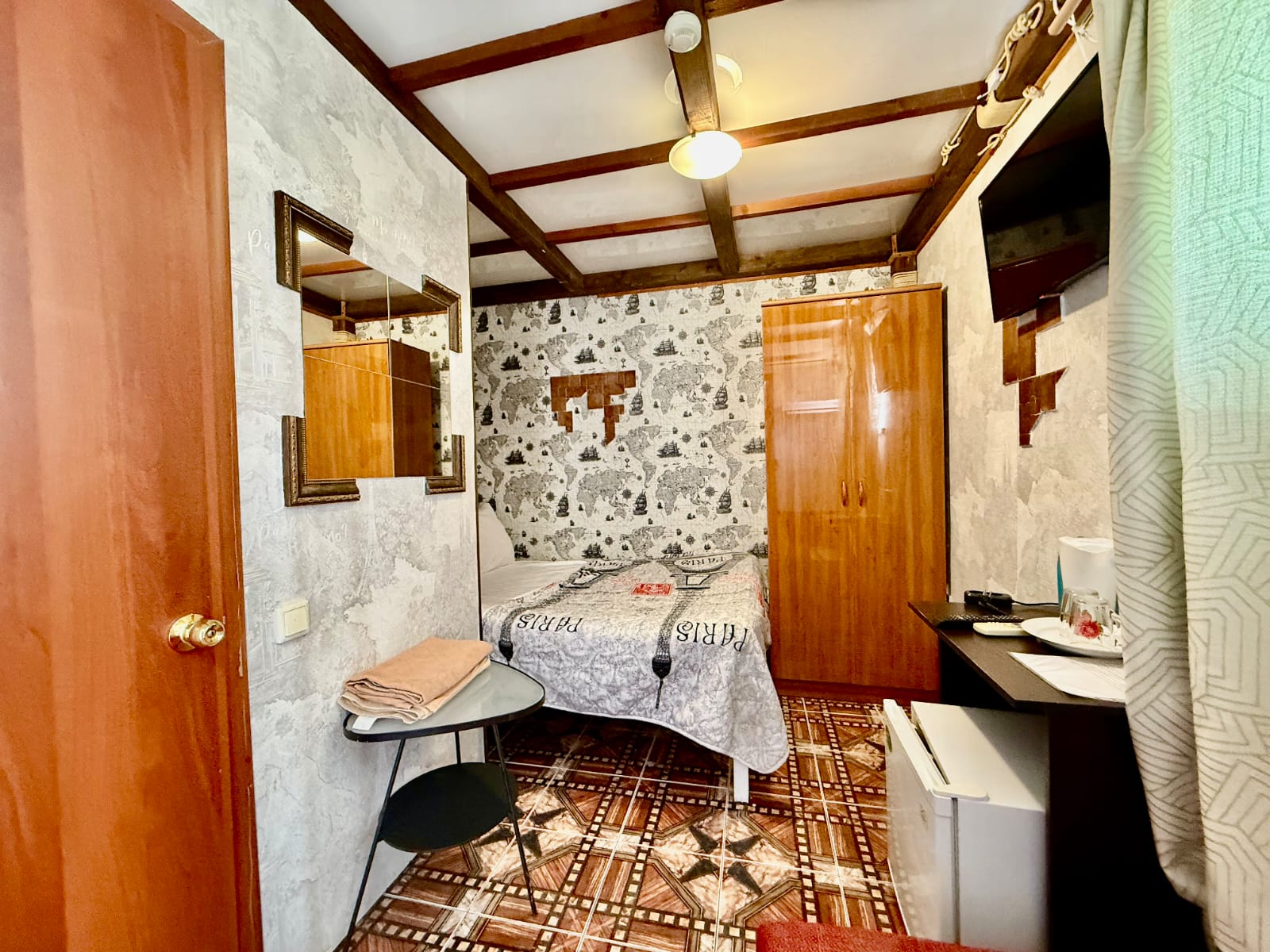 Двухместный номер с 1 кроватью и собственной ванной комнатой