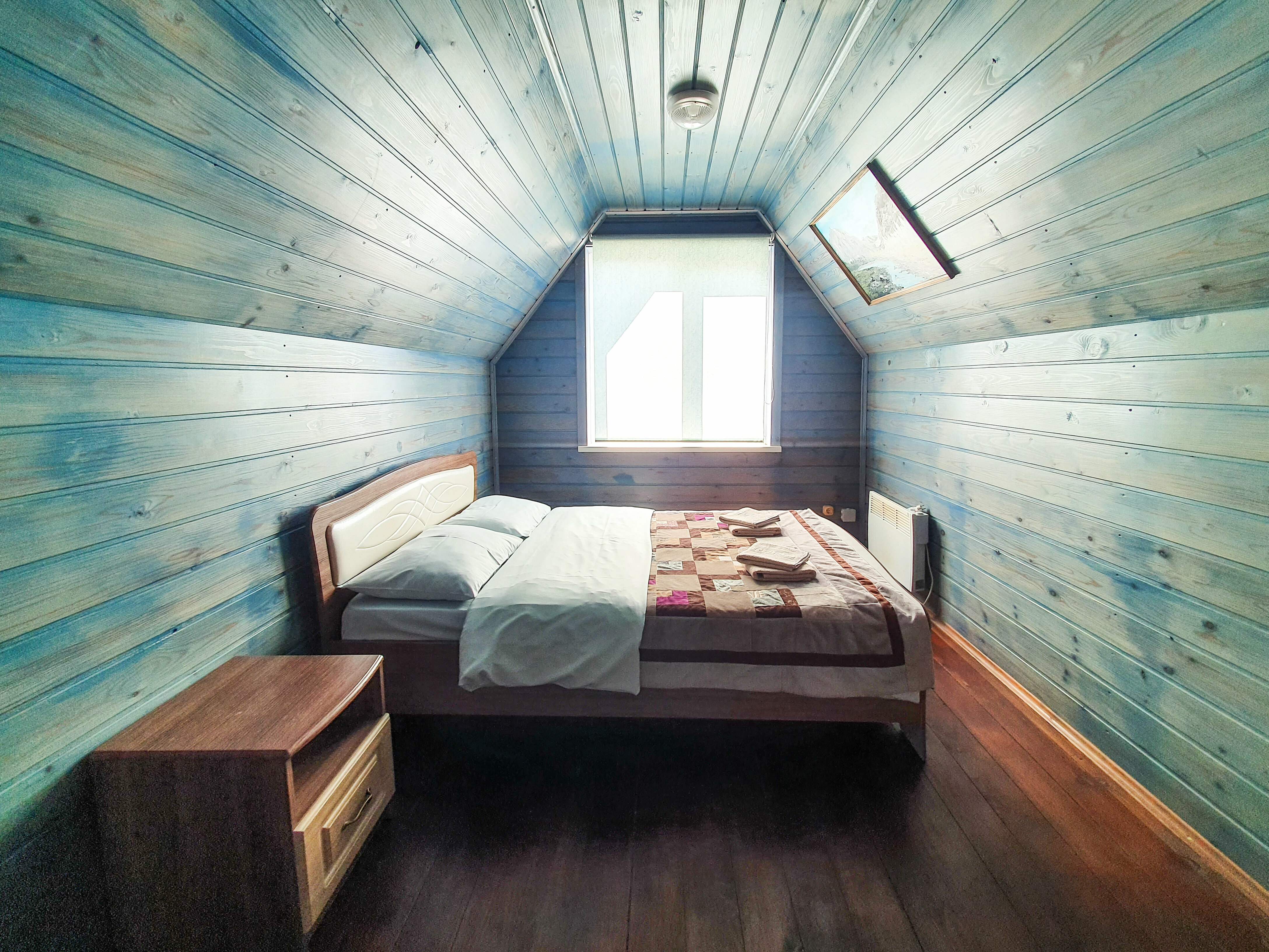 Двухместный номер с 1 кроватью и балконом