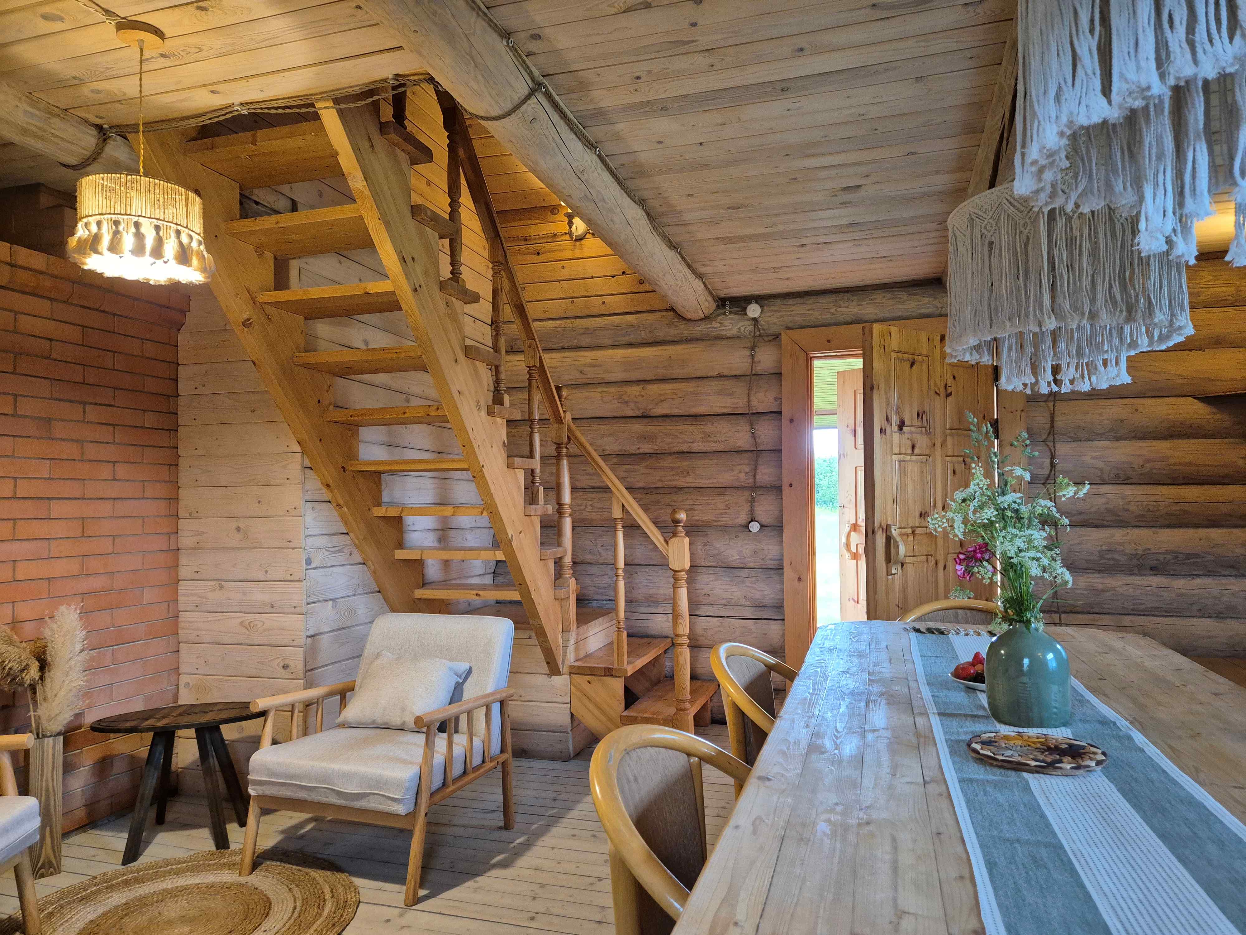 Русский дом с 2 спальнями и террасой