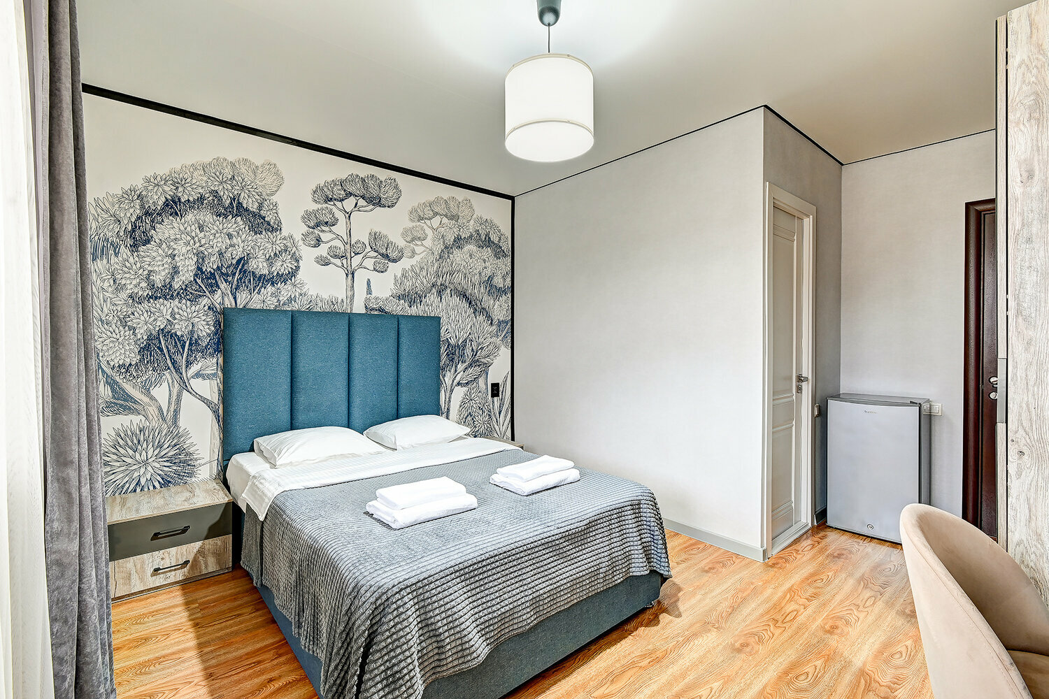 Двухместный номер с 1 кроватью и балконом