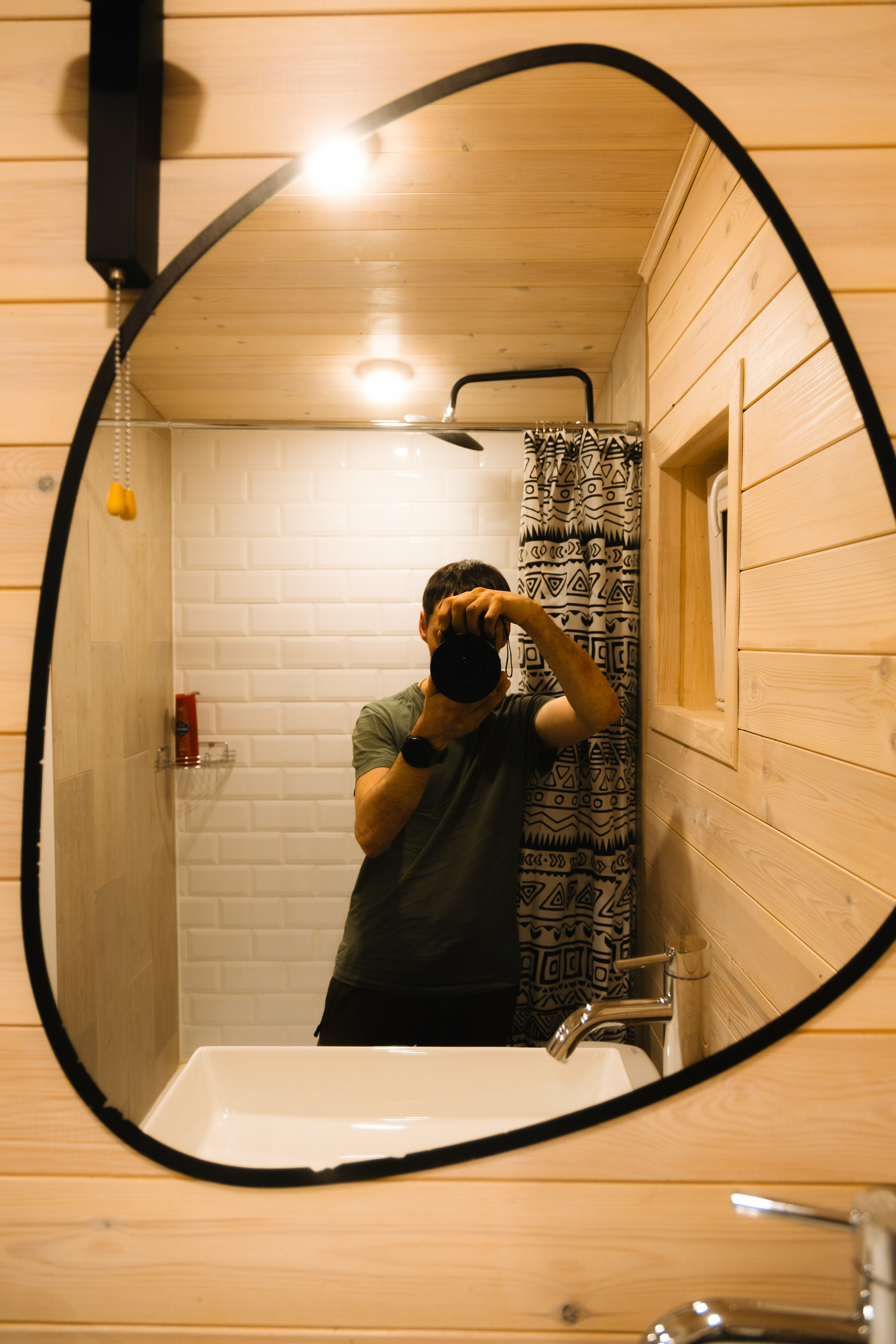 Дом с видом на лес и горы