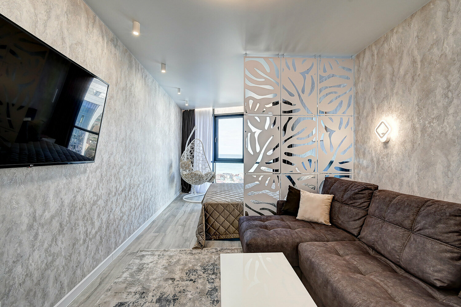 Апартаменты с 2 спальнями и видом на море