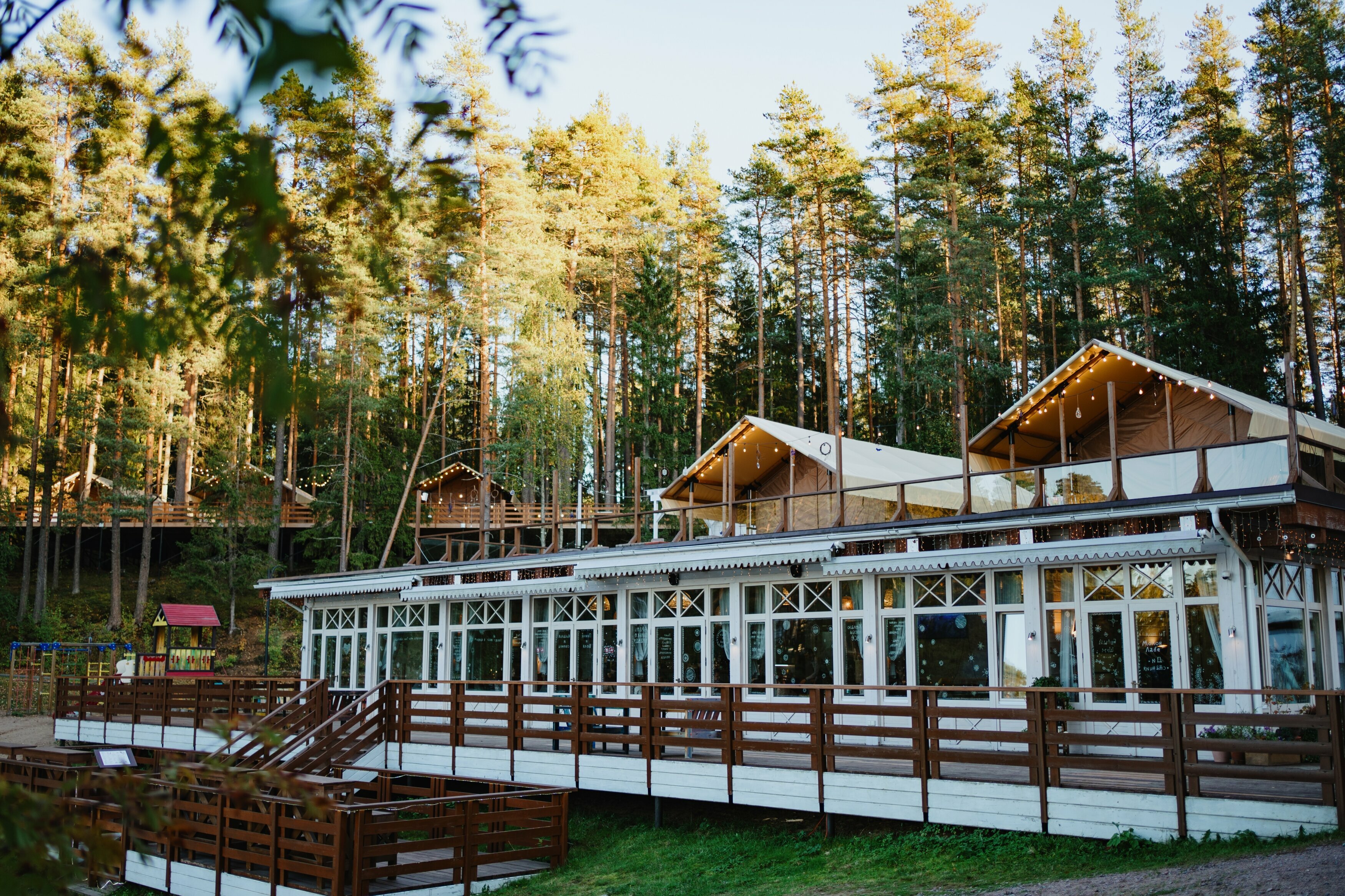 Терраса с 2 лоджами