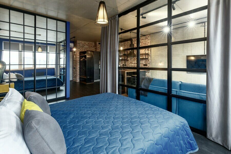 Просторная студия-лофт с видом на ДОН (19 этаж)