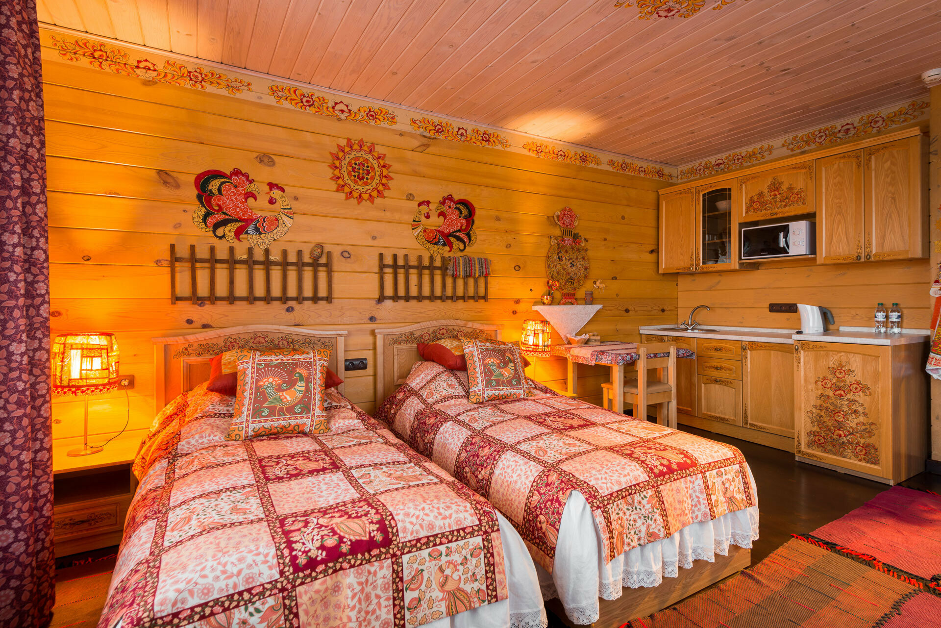 Стандартный номер с 2 кроватями и мини-кухней