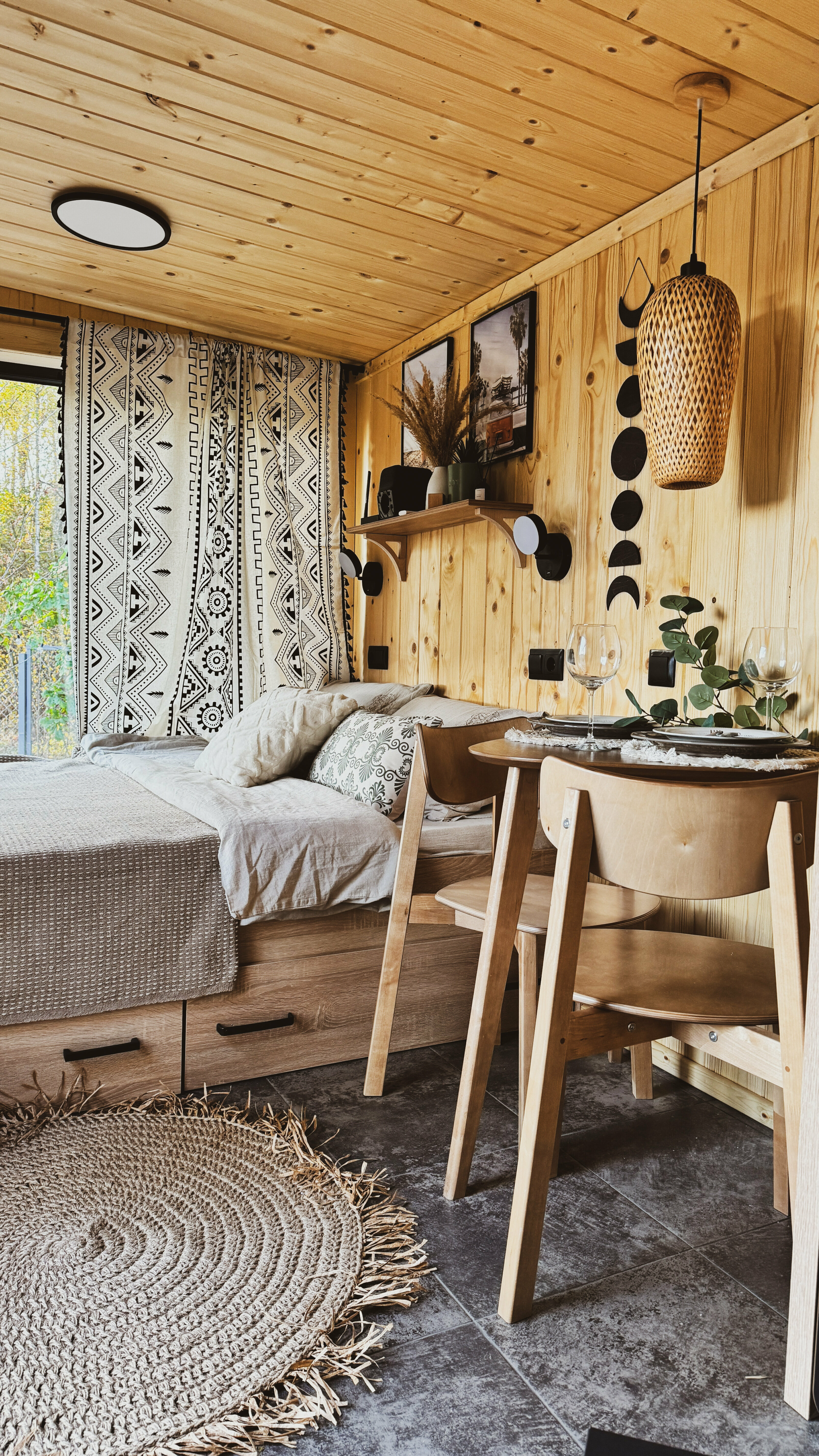 Мини домик с баней