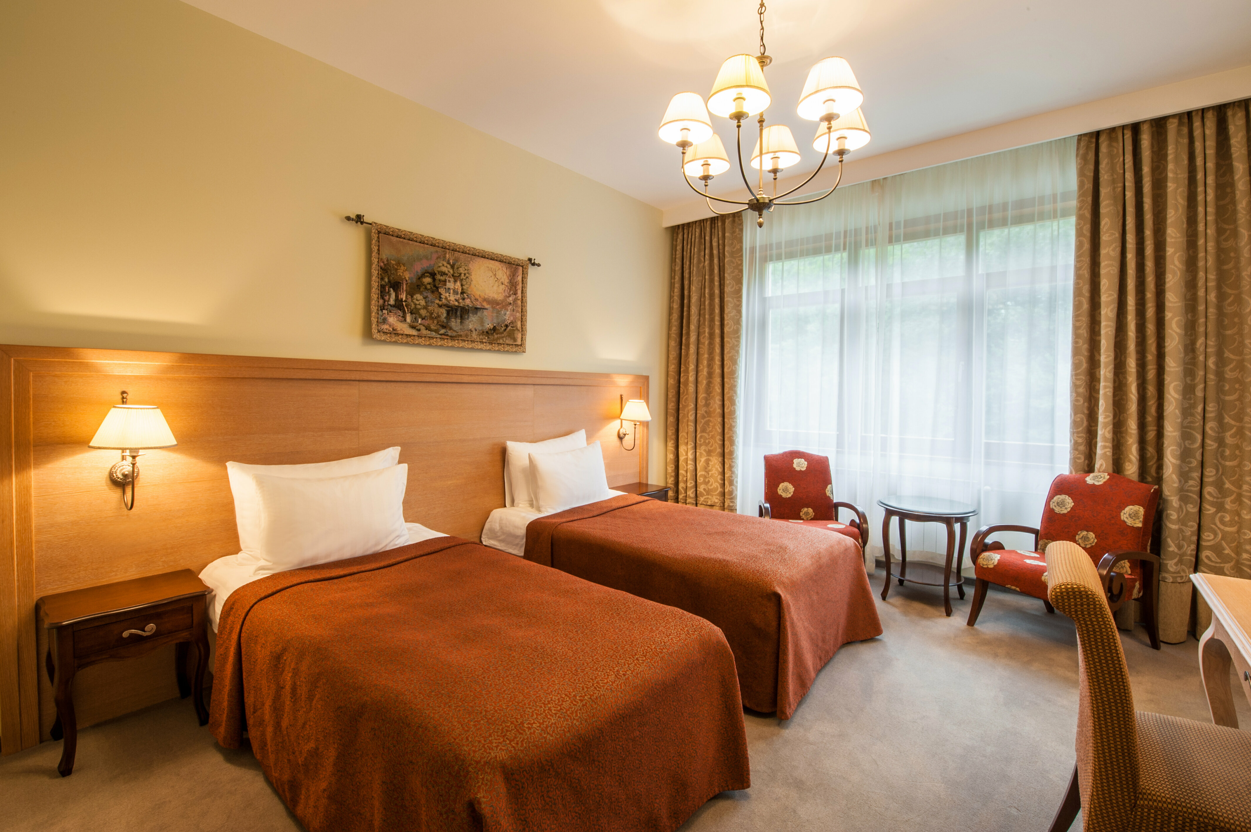 Двухместный номер Делюкс с 2 отдельными кроватями