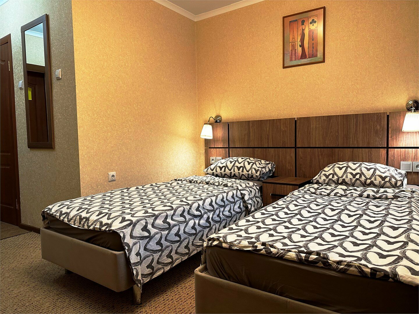 Двухместный номер с 1 кроватью или 2 отдельными кроватями