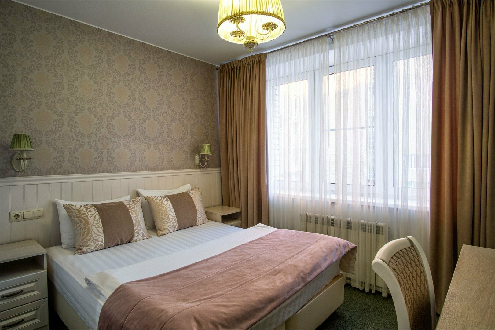 ДВУХМЕСТНЫЙ "СТАНДАРТ" С ДВУСПАЛЬНОЙ КРОВАТЬЮ