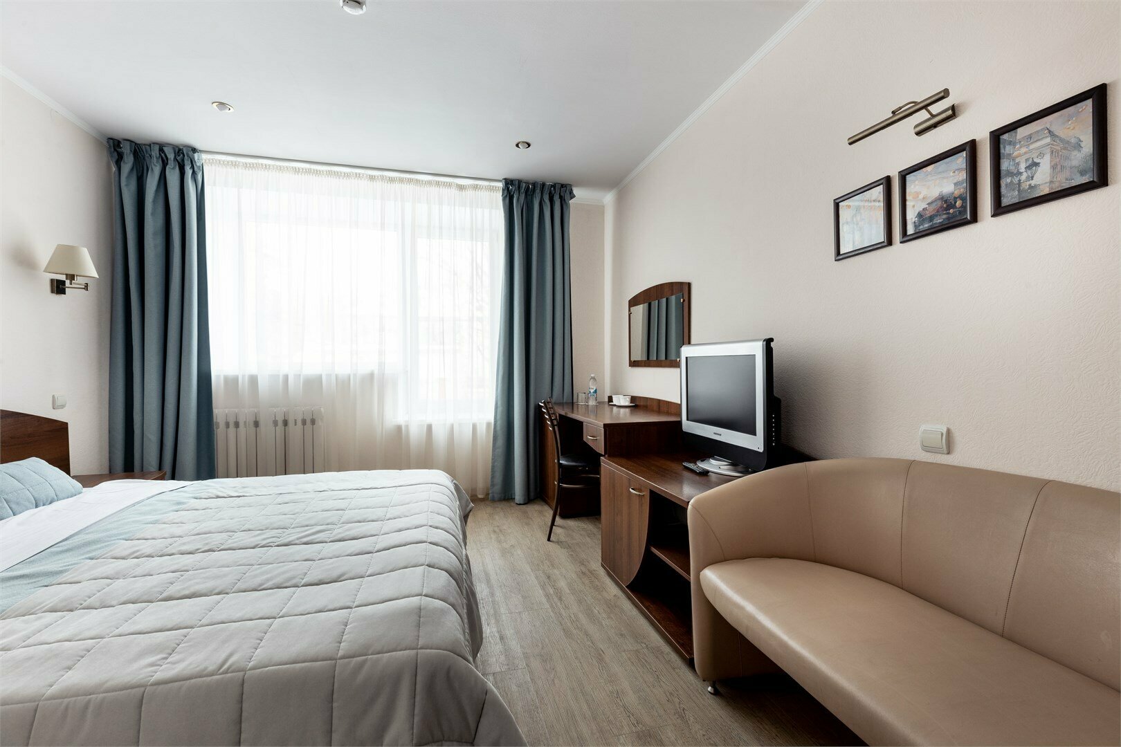 Однокомнатный стандартный с общей кроватью (Первая категория)