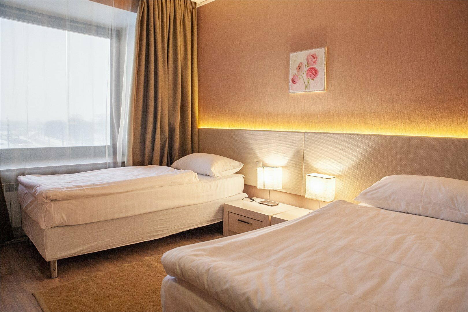 Апартаменты с двумя спальнями / с видом на Неву (Апартамент)