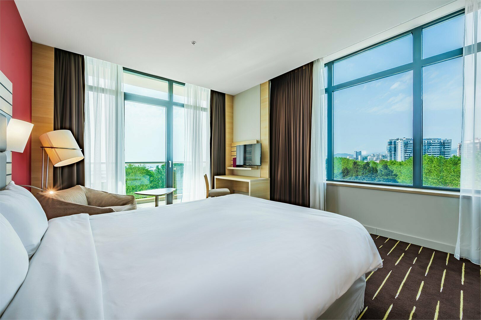 Номер Privilege, c балконом и видом на море - с двуспальной кроватью