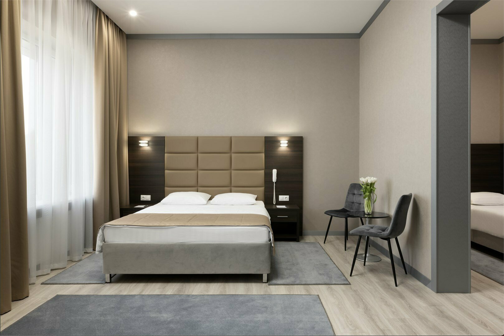 Семейный трехместный номер с кроватью «Queen-size»