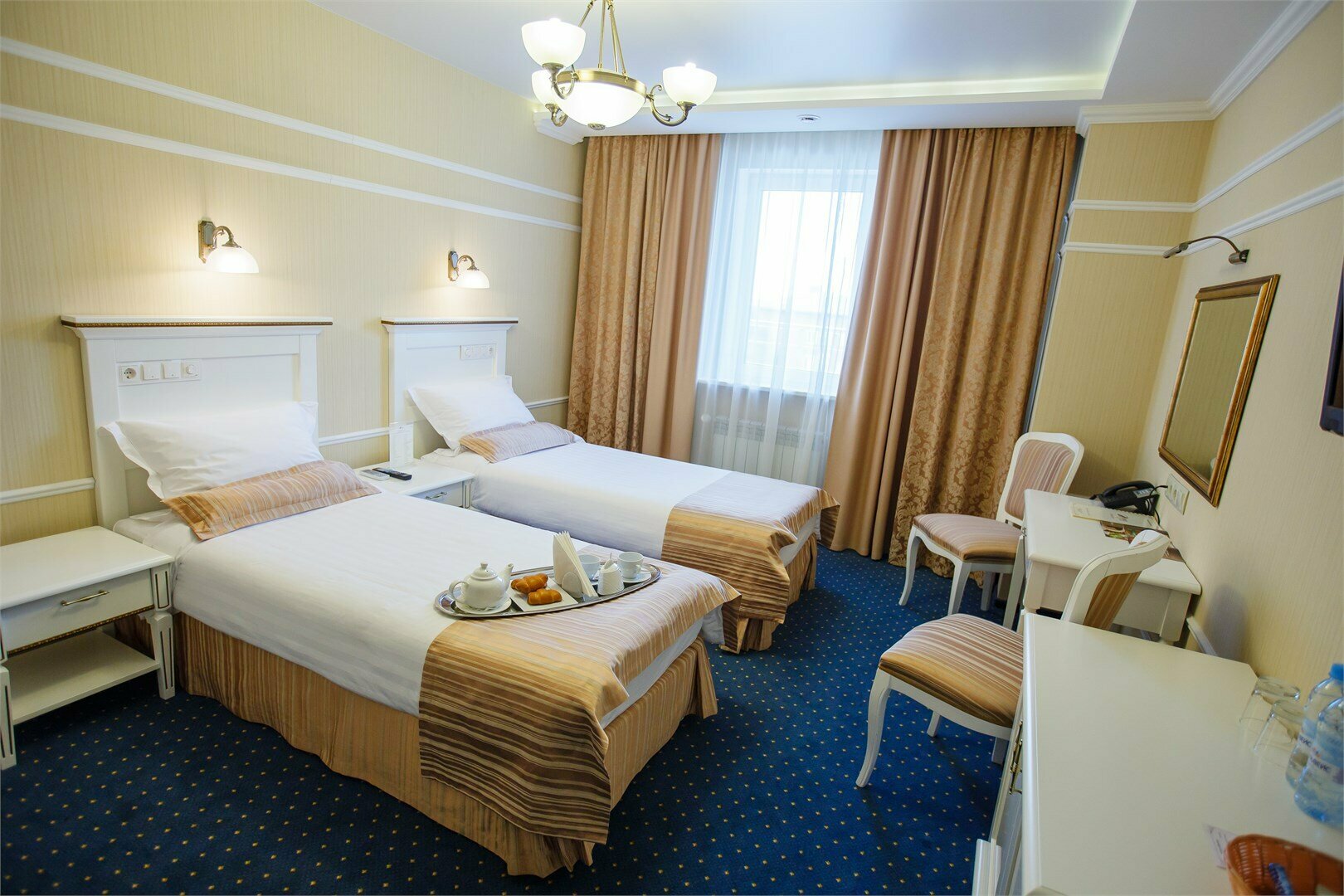 Стандарт с 2-мя односпальными кроватями и балконом