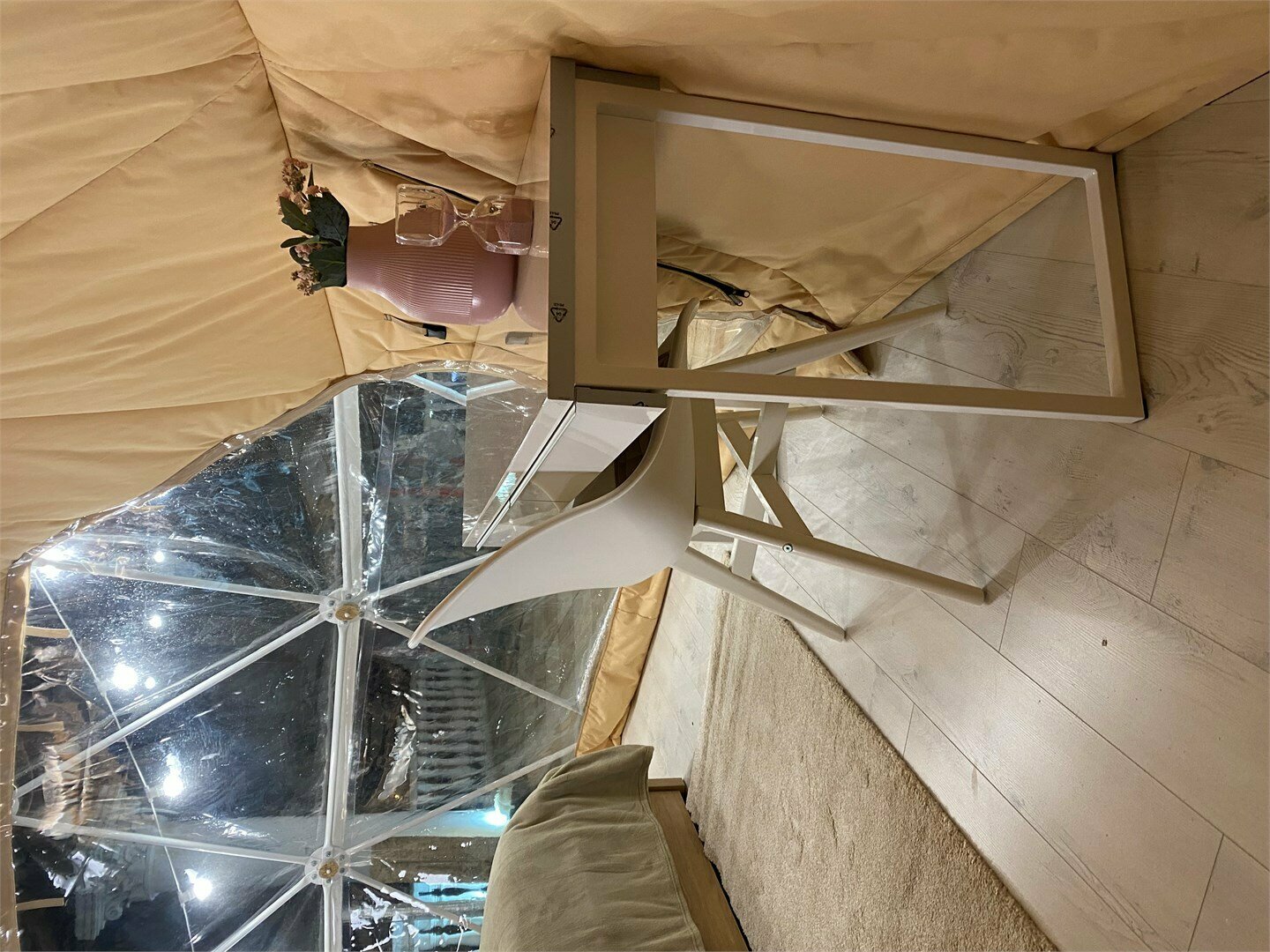 Панорамный номер-купол на террасе