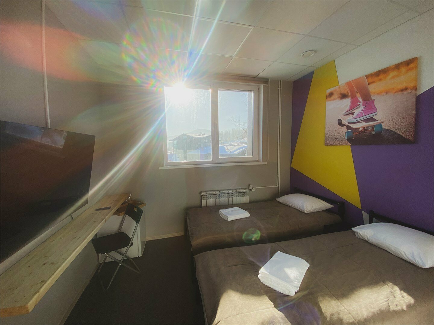 Бюджетный двухместный номер с 2 отдельными кроватями