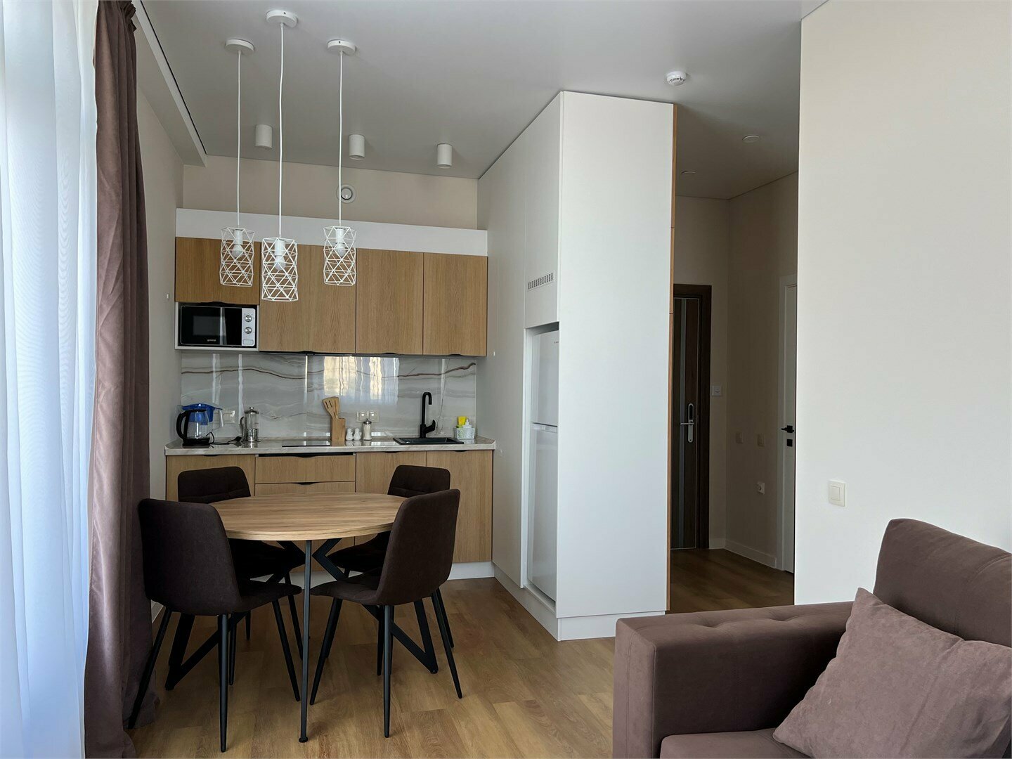 Классический люкс с кухней и террасой