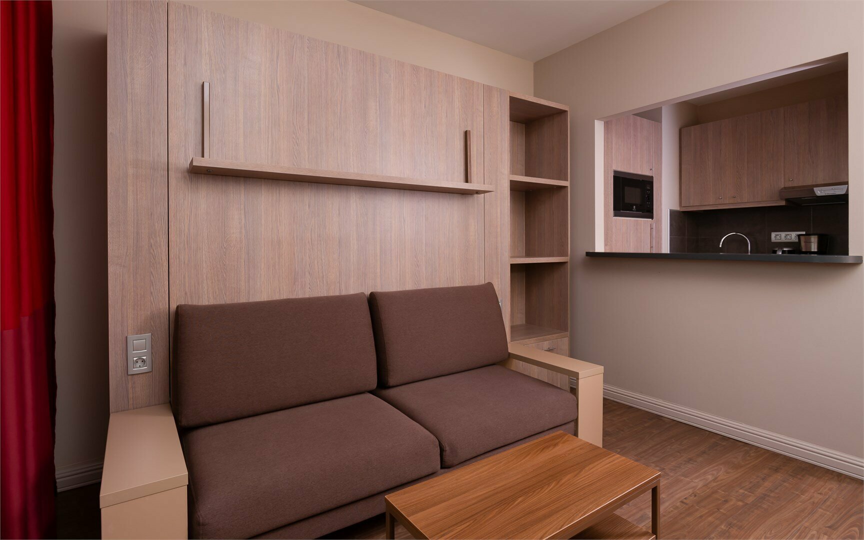 Номер Studio с двуспальной кроватью-трансформером