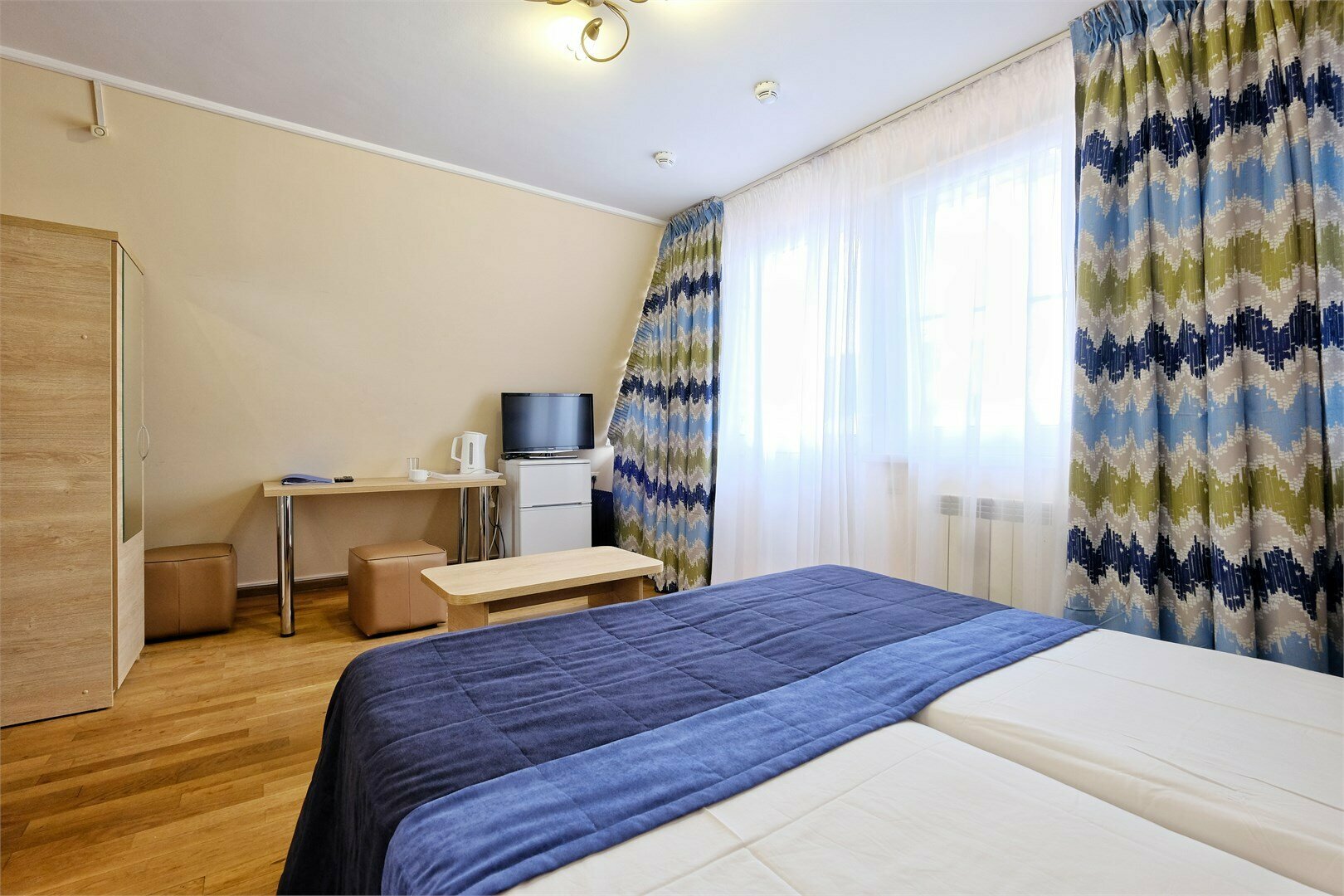 Двухместный номер эконом-класса с 1 кроватью или 2 отдельными кроватями