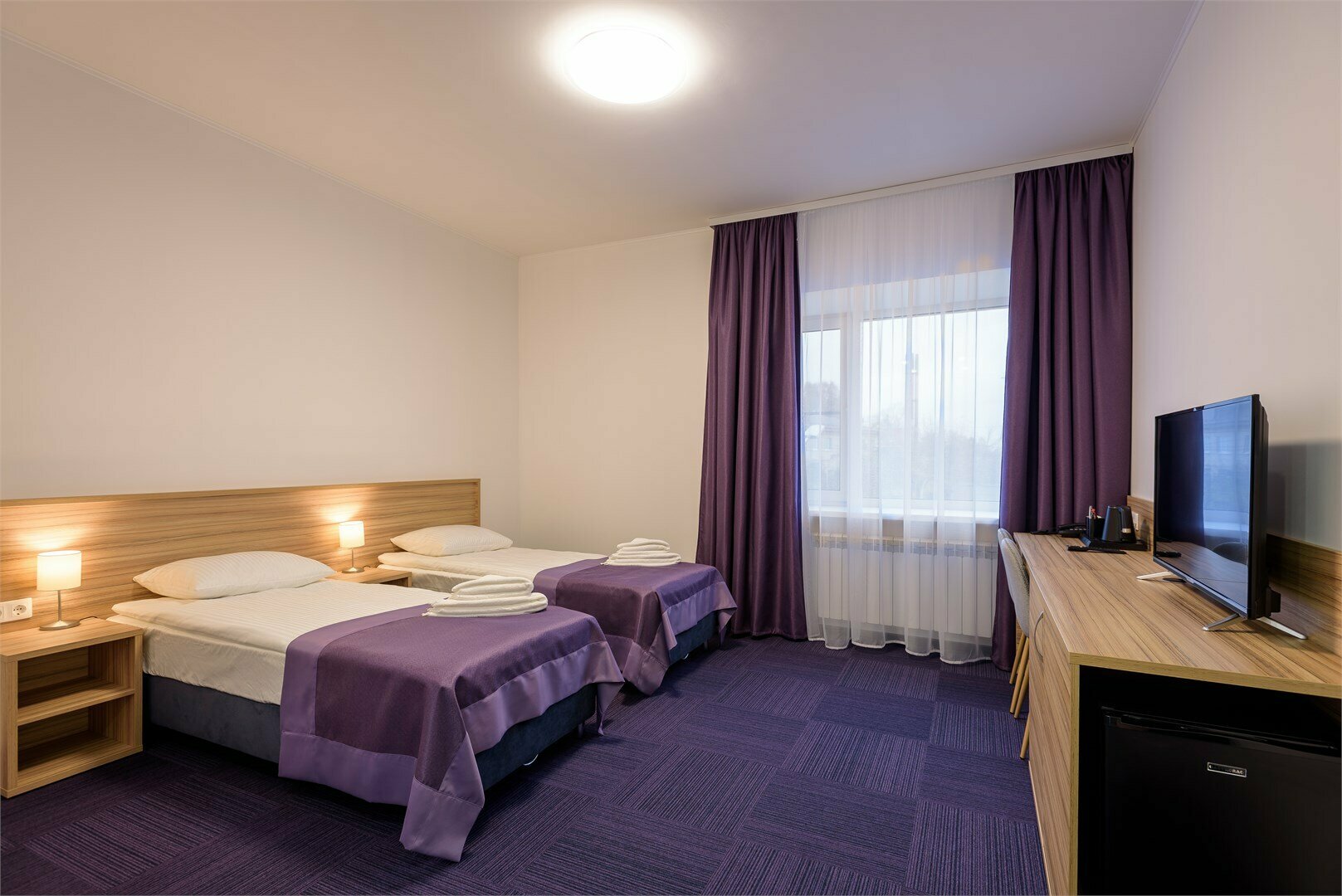 Большой двухместный номер  c завтраком и Wi-Fi